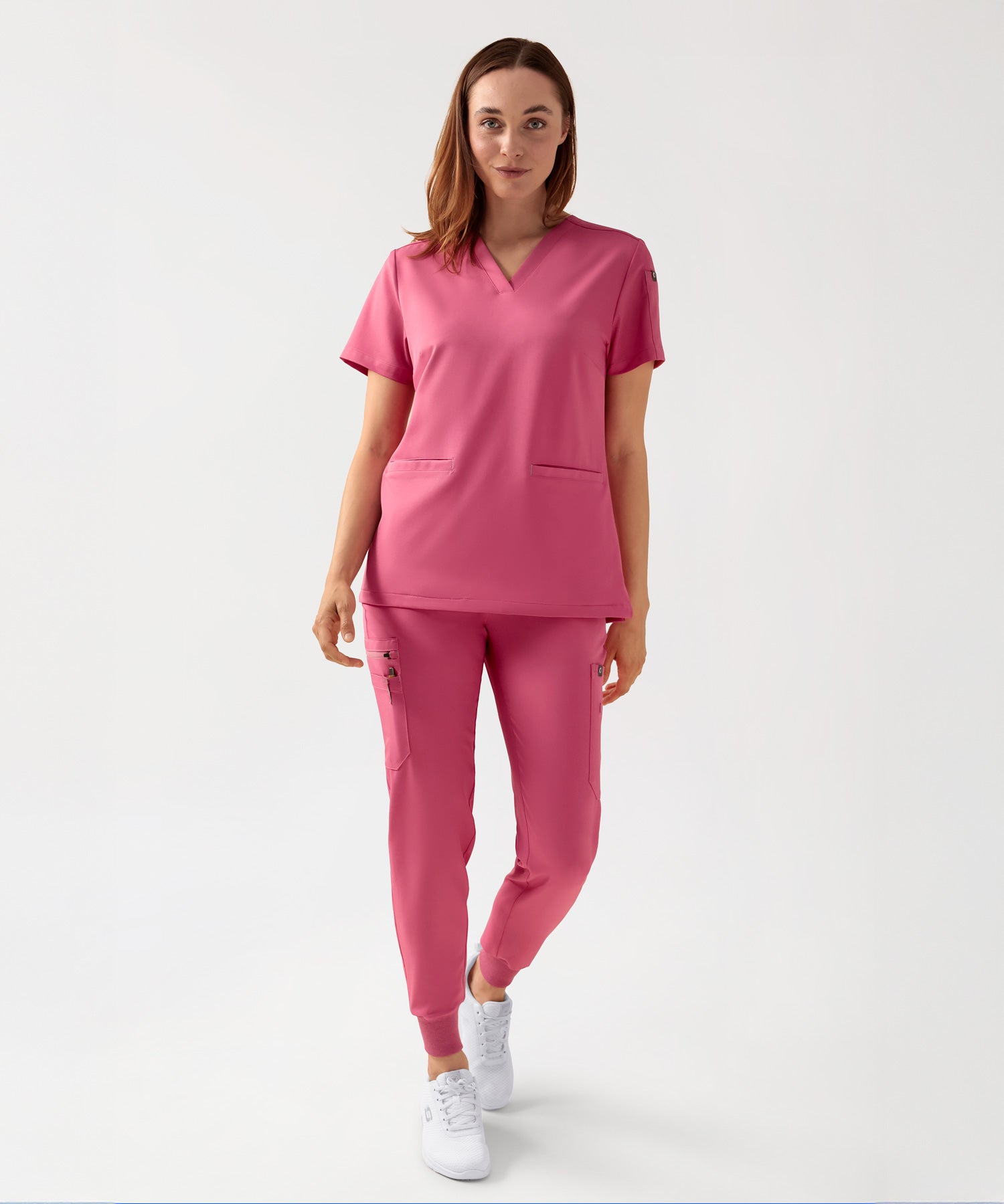 Damen Modell KAERE Outfit in der Farbe rosenholz