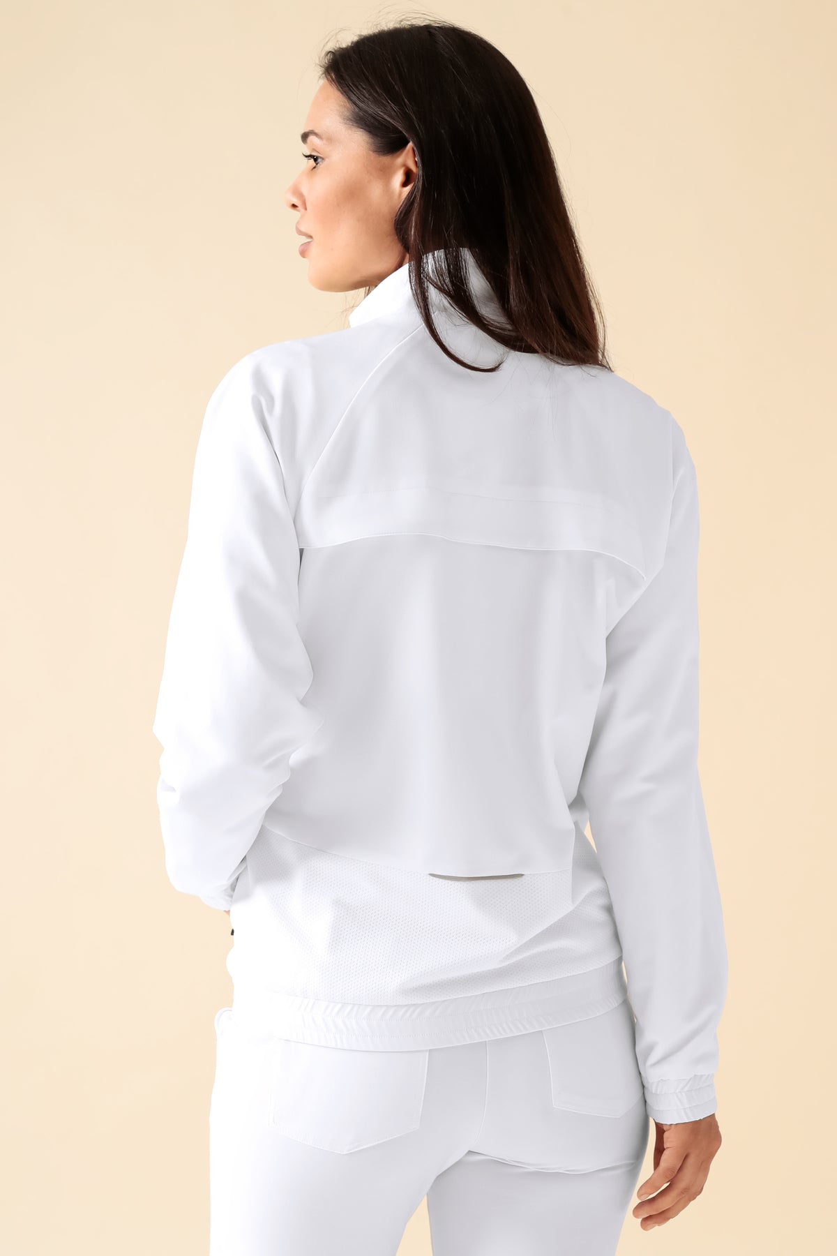 KAERE blouson dames - met elastische manchetten wit