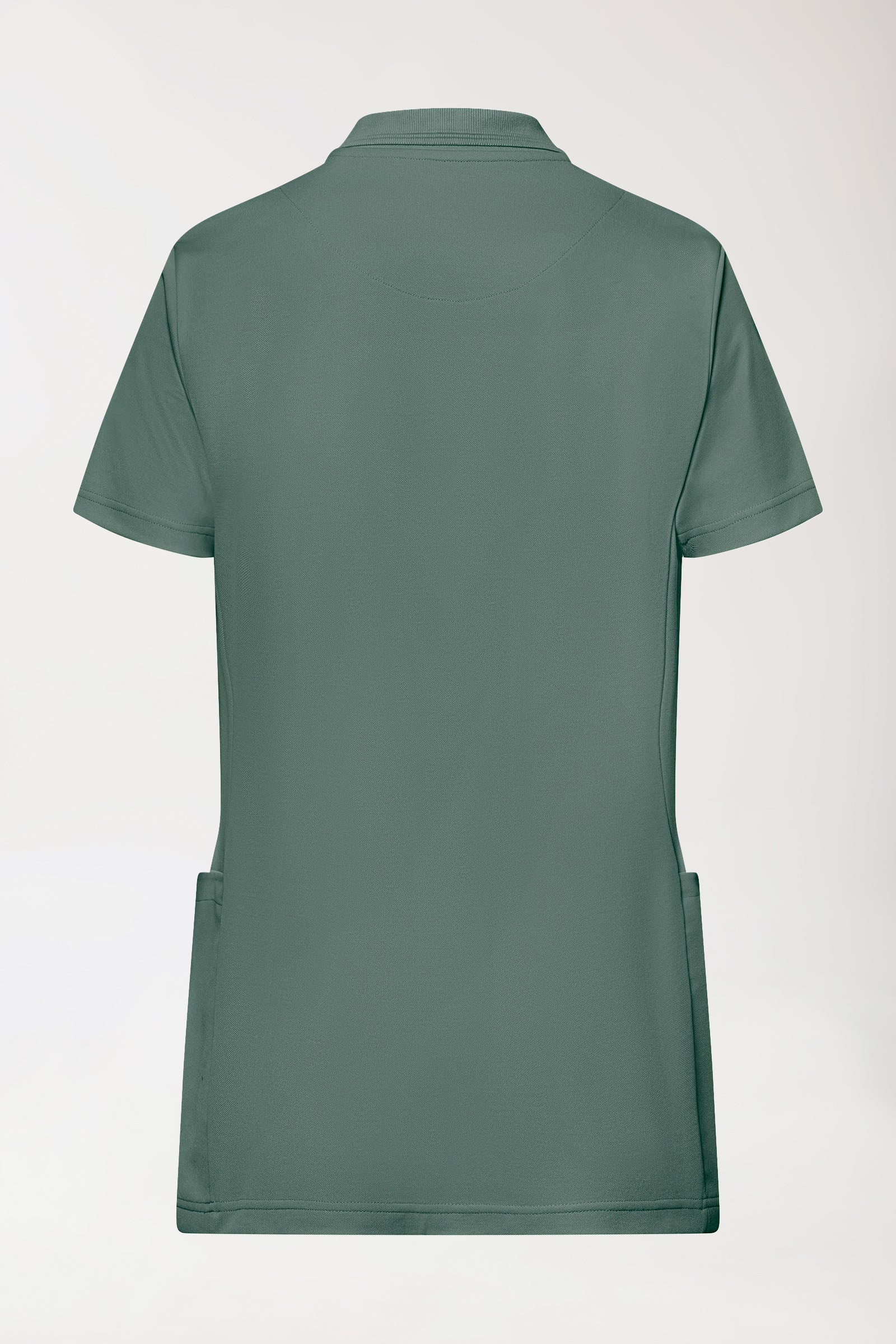 COMFY FLEX Stretch oversteektuniek dames - polokraag donkergroen