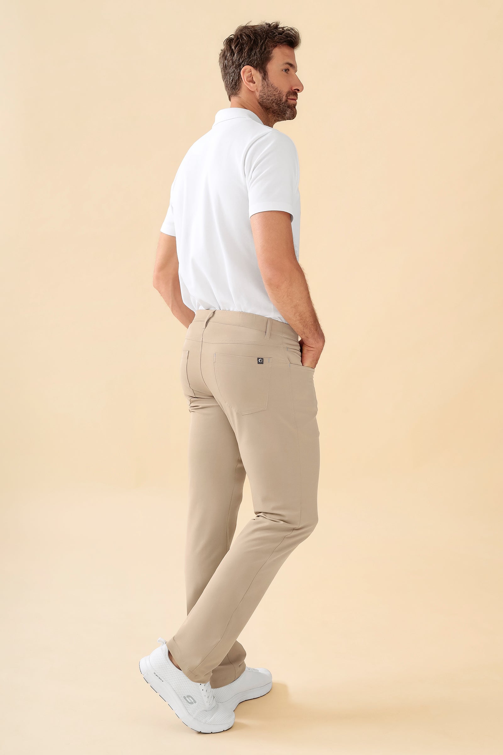 KAERE herenbroek - 5-pocket zand