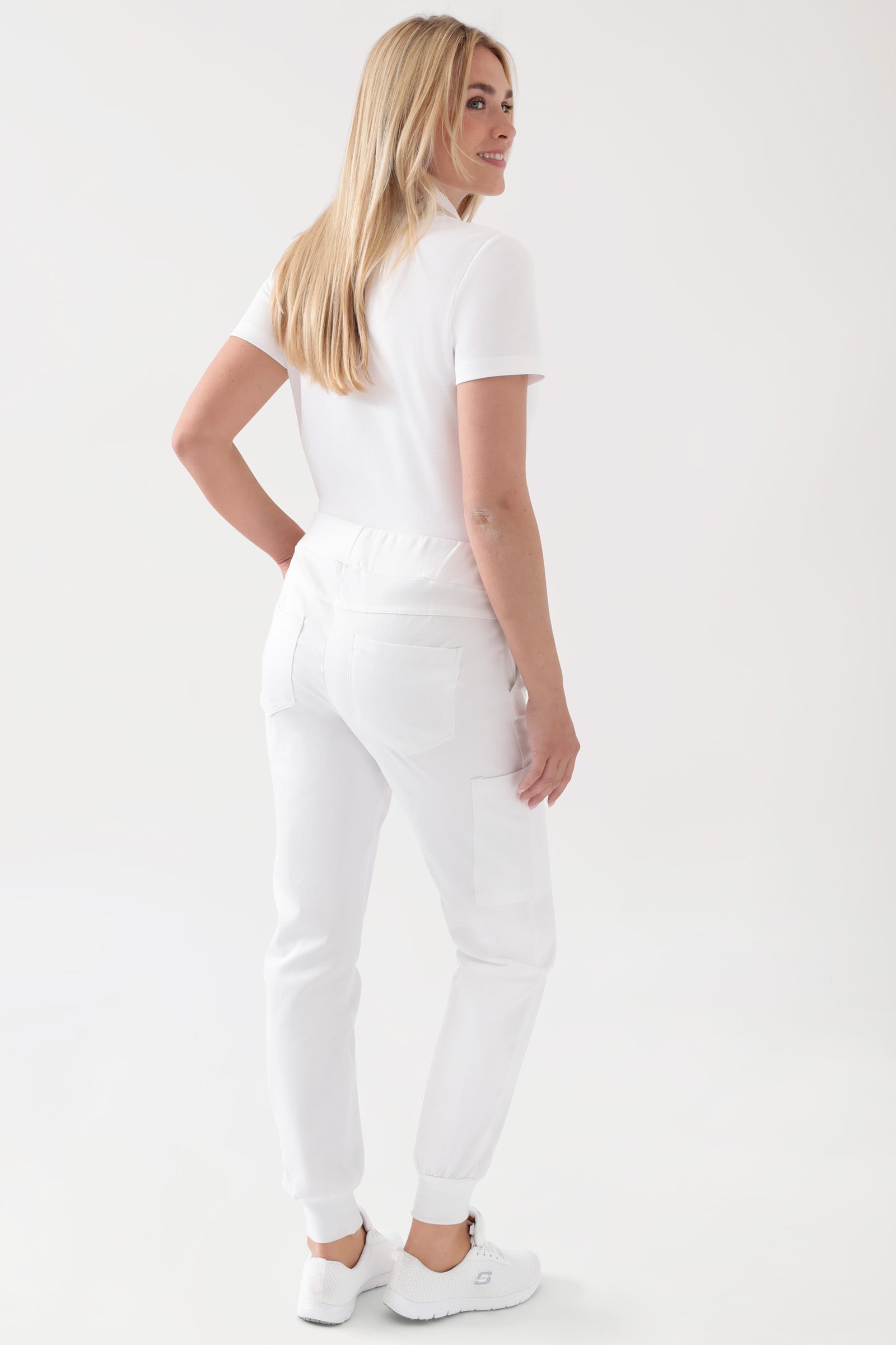 COMFY FLEX broek dames - jogpants wit