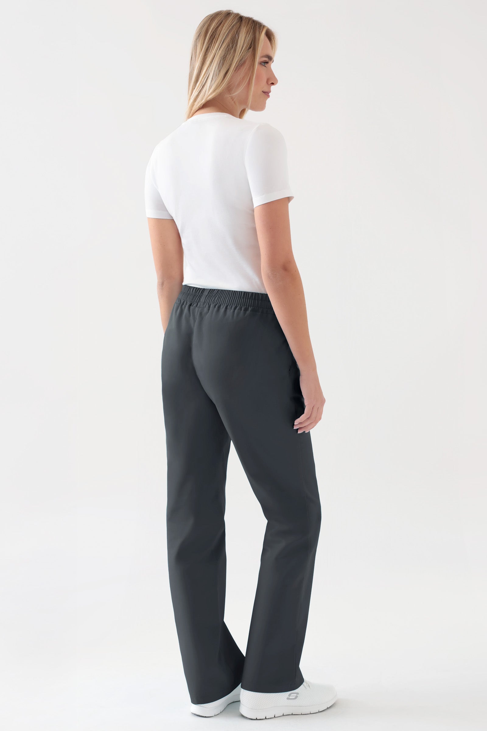 JUST STRONG Broek dames - elastische boord antraciet