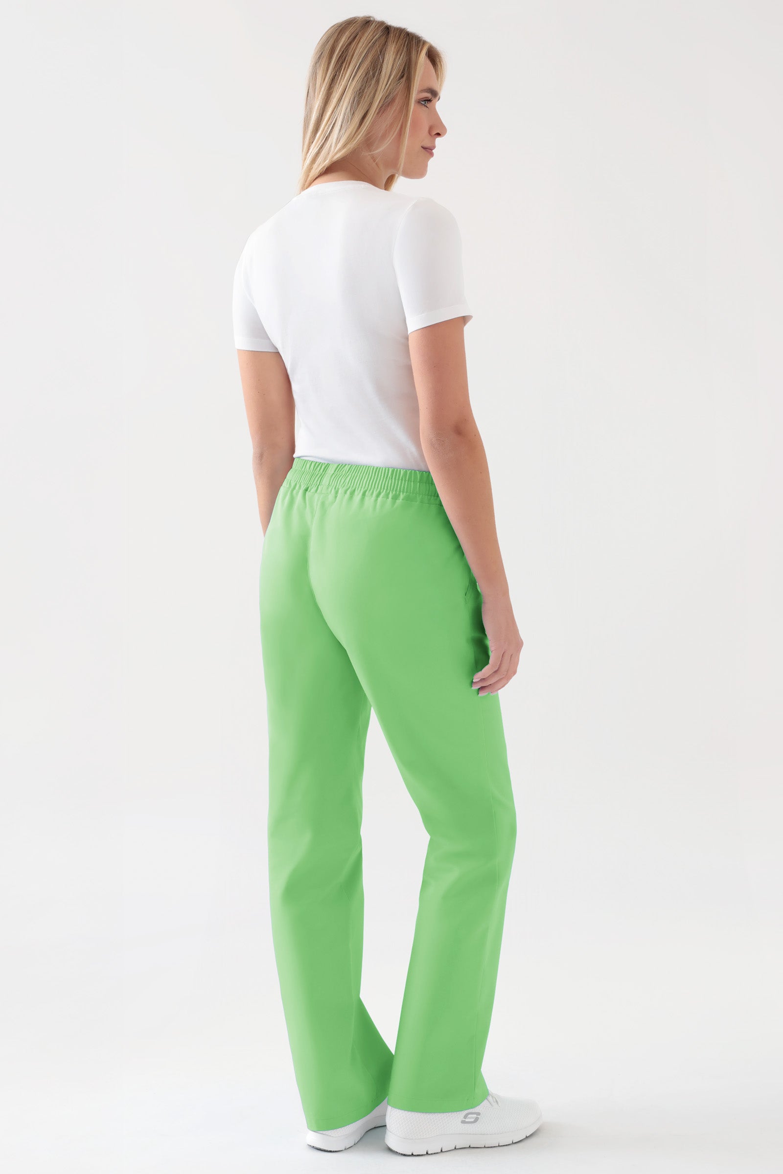JUST STRONG Broek dames - elastische boordappelgroen