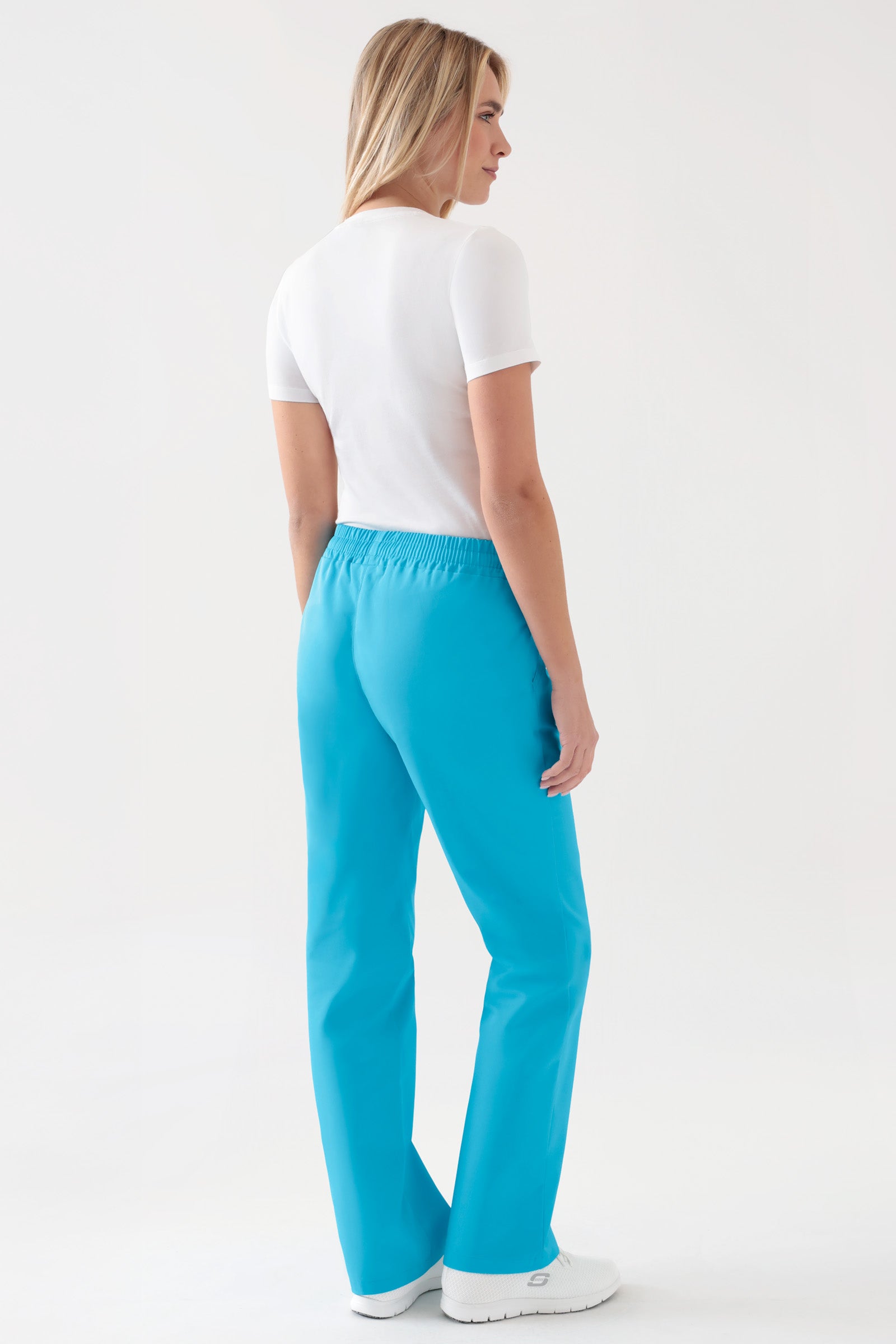 JUST STRONG Broek dames - elastische boordturquoise
