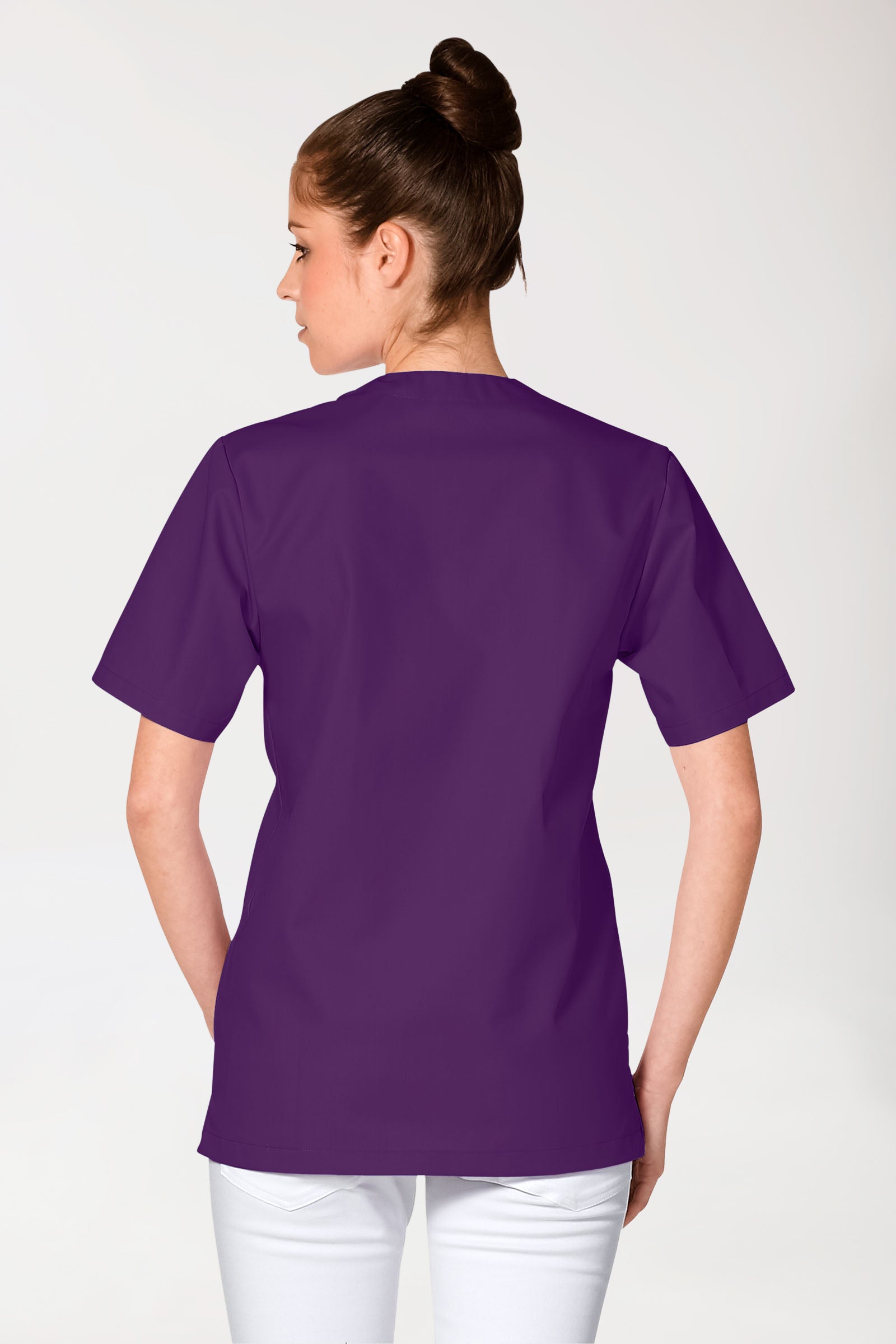 JUST STRONG oversteektuniek uniseks - V-hals lila