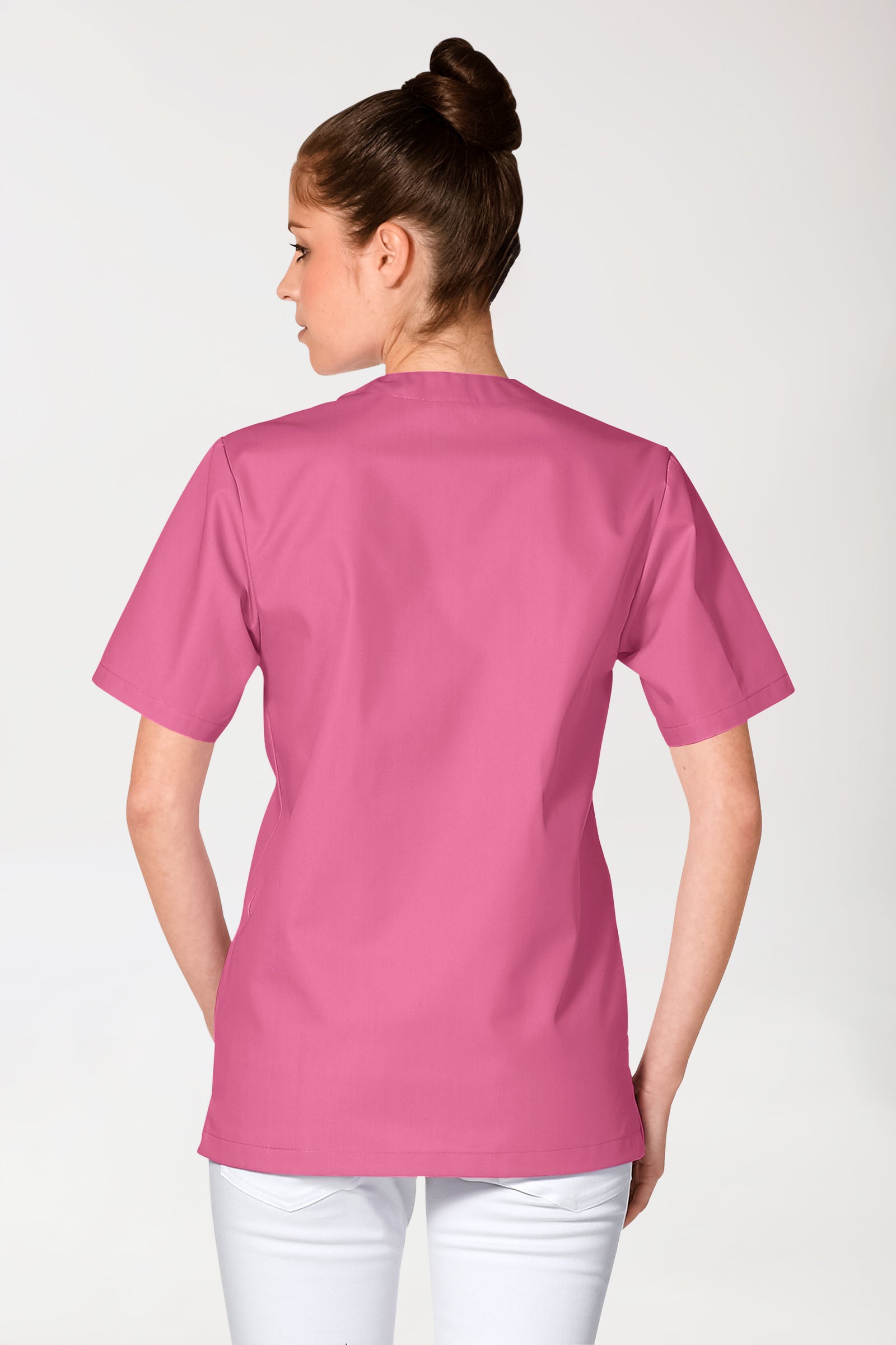 JUST STRONG oversteektuniek uniseks - V-hals oudrose