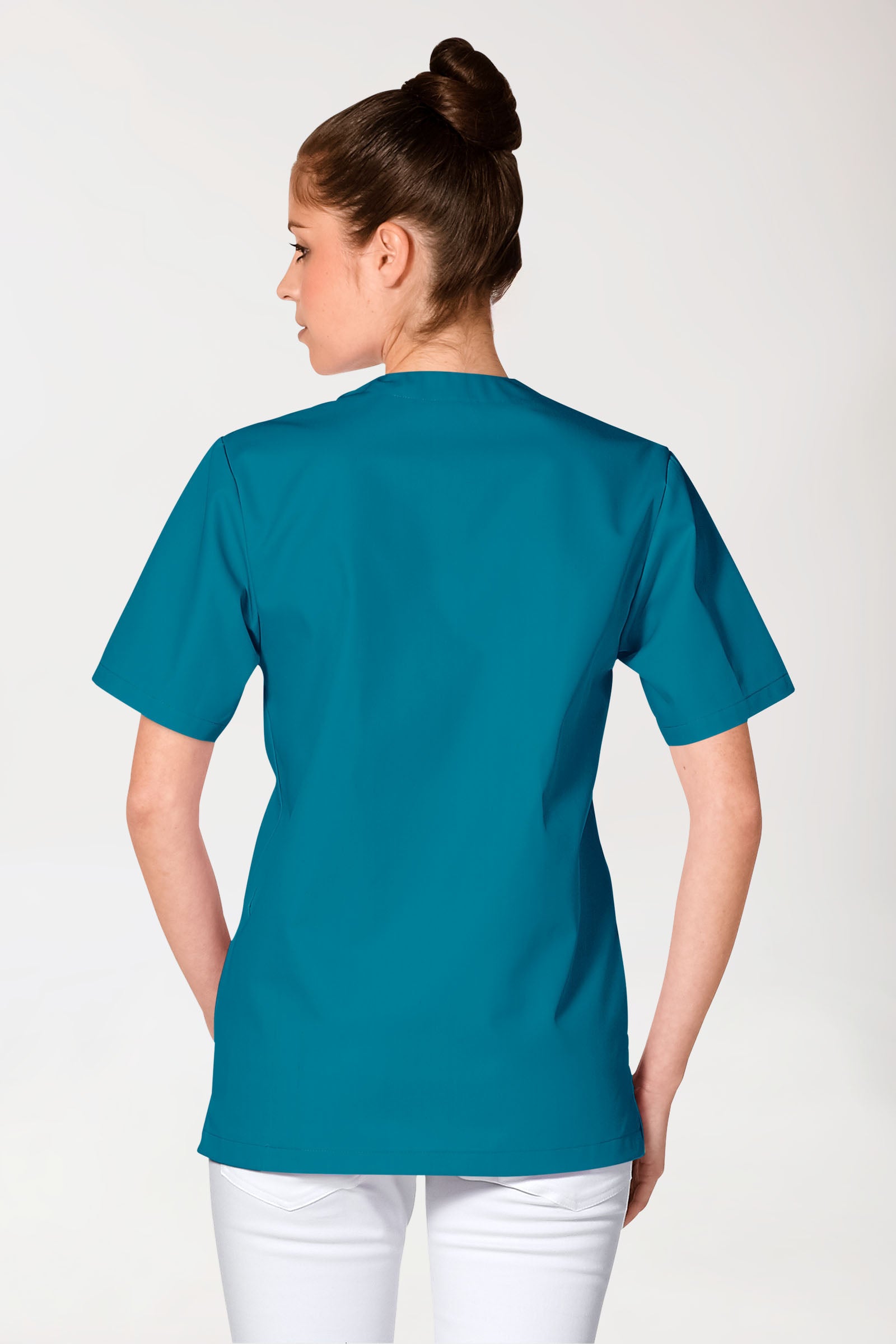 JUST STRONG oversteektuniek uniseks - V-hals petrol