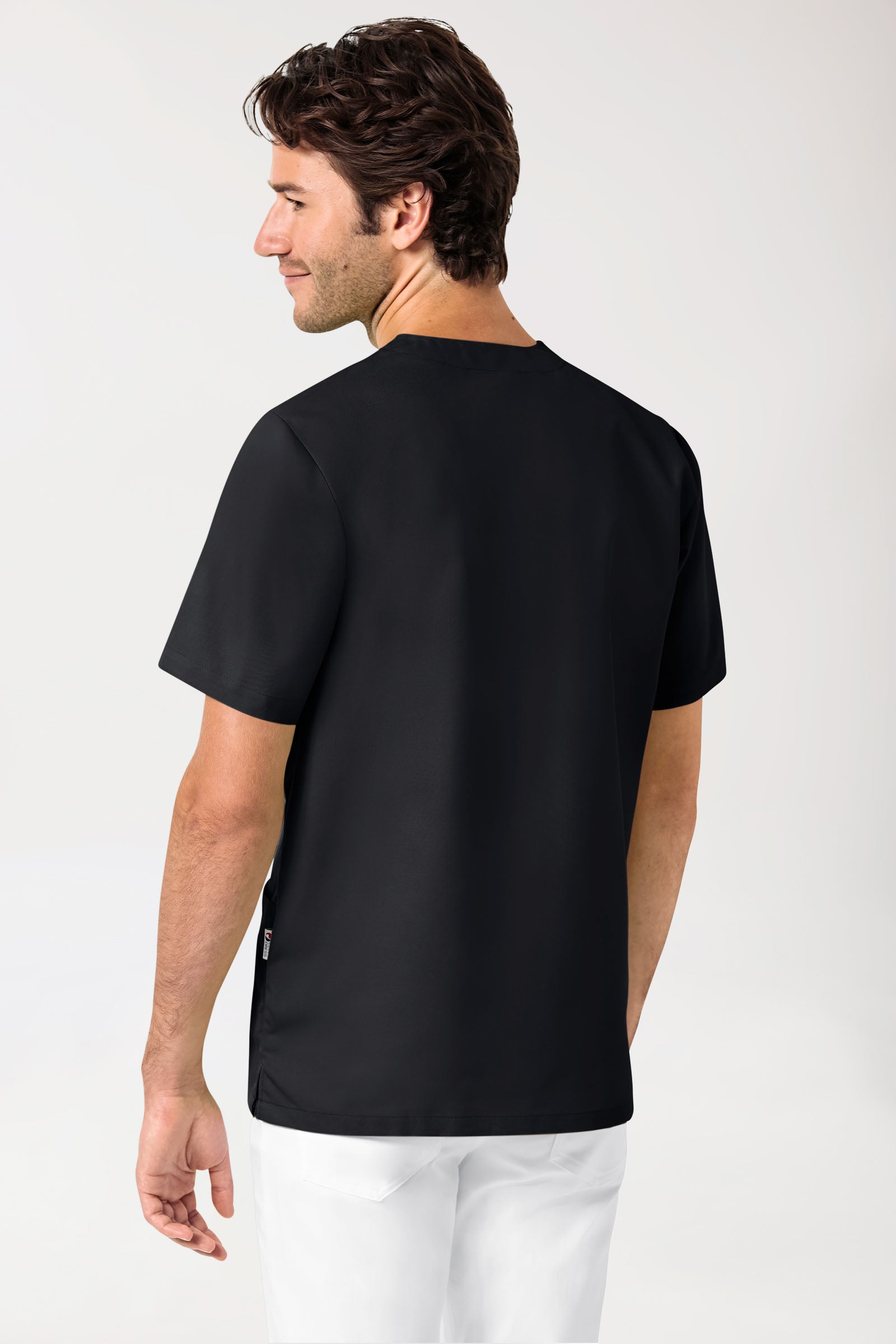 JUST STRONG oversteektuniek uniseks - V-hals zwart