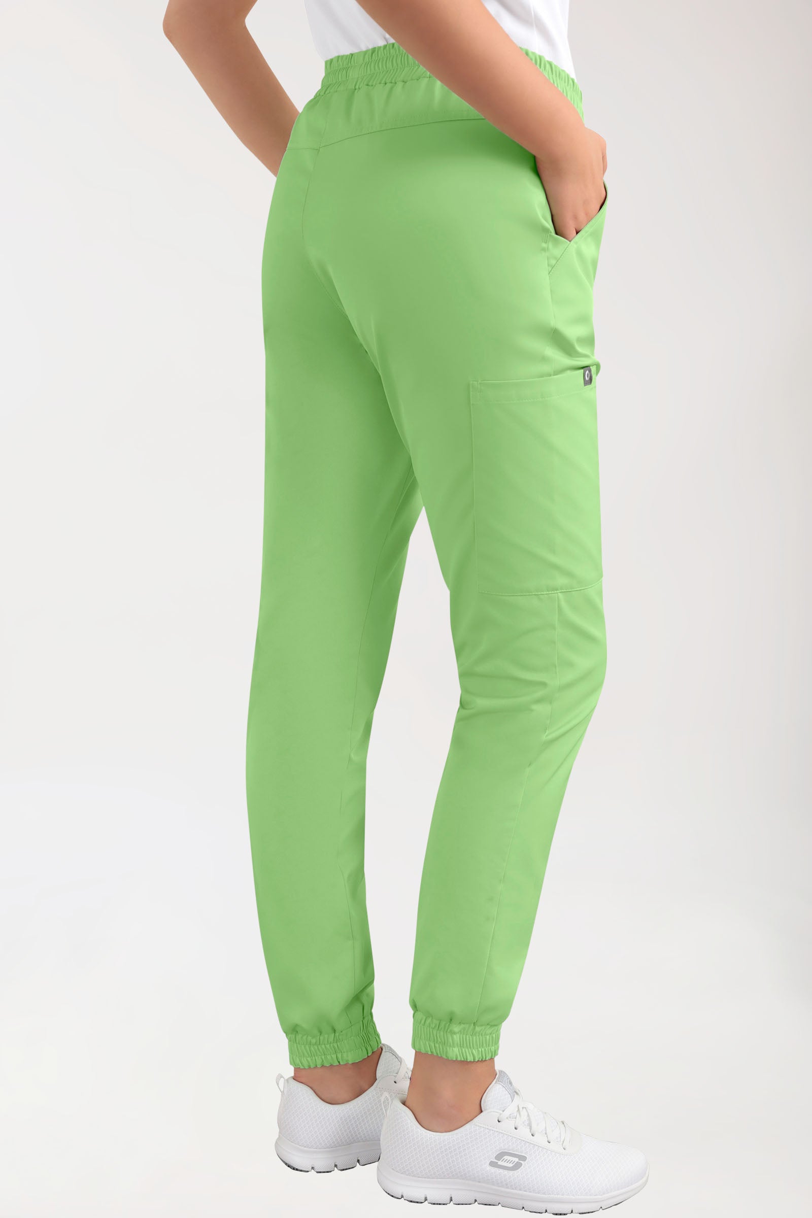 CORE cargo broek dames - joggingbroek style appelgroen