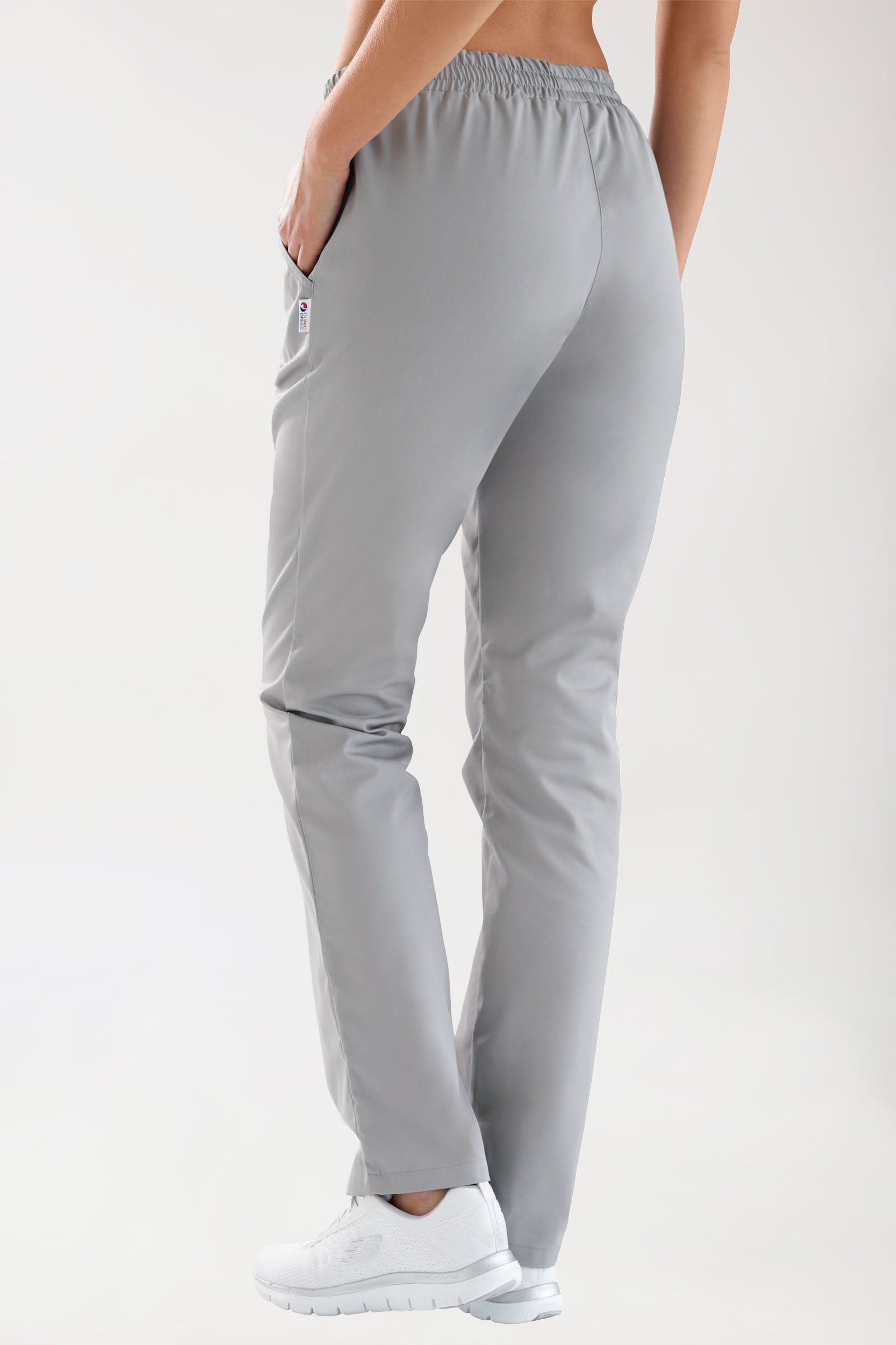 CORE broek dames - licht verlaagde boord grijs
