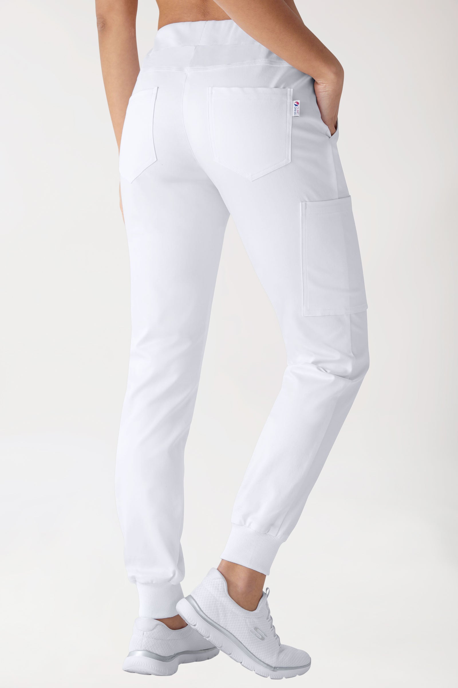 COMFY FLEX broek dames - jogpants wit