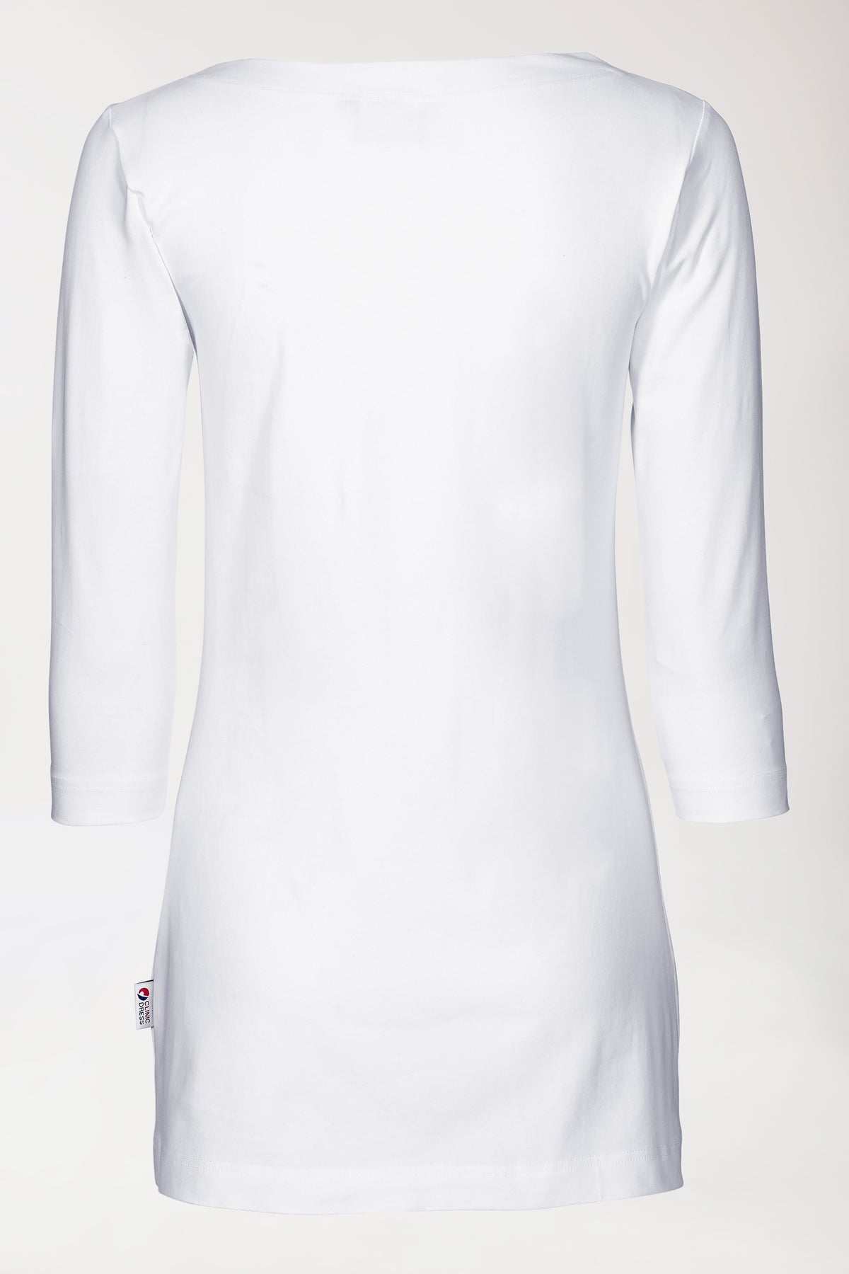 Long-shirt dames - 3/4 mouw wit