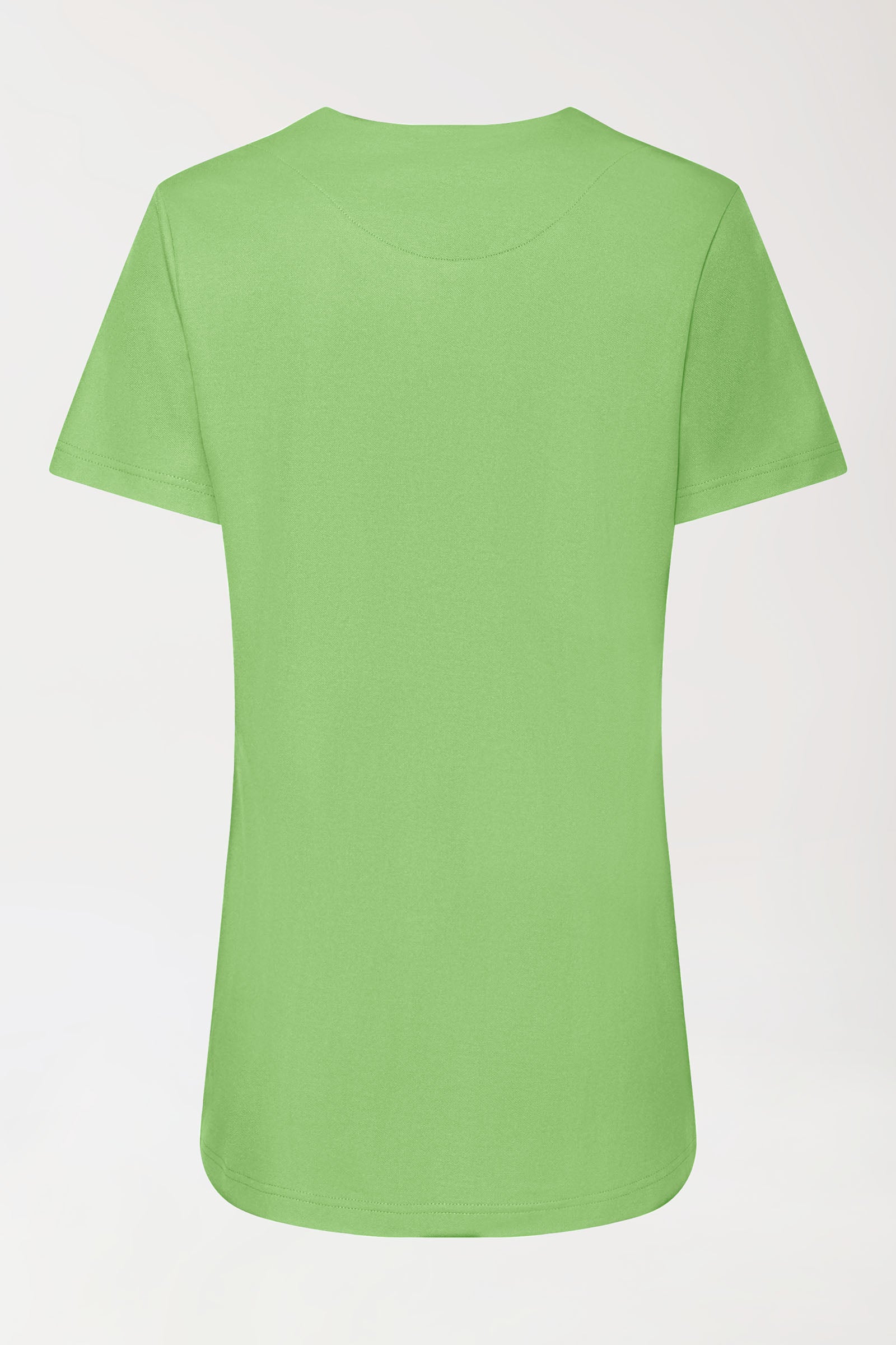 COMFY FLEX stretch oversteektuniek dames - hartvormige hals appelgroen