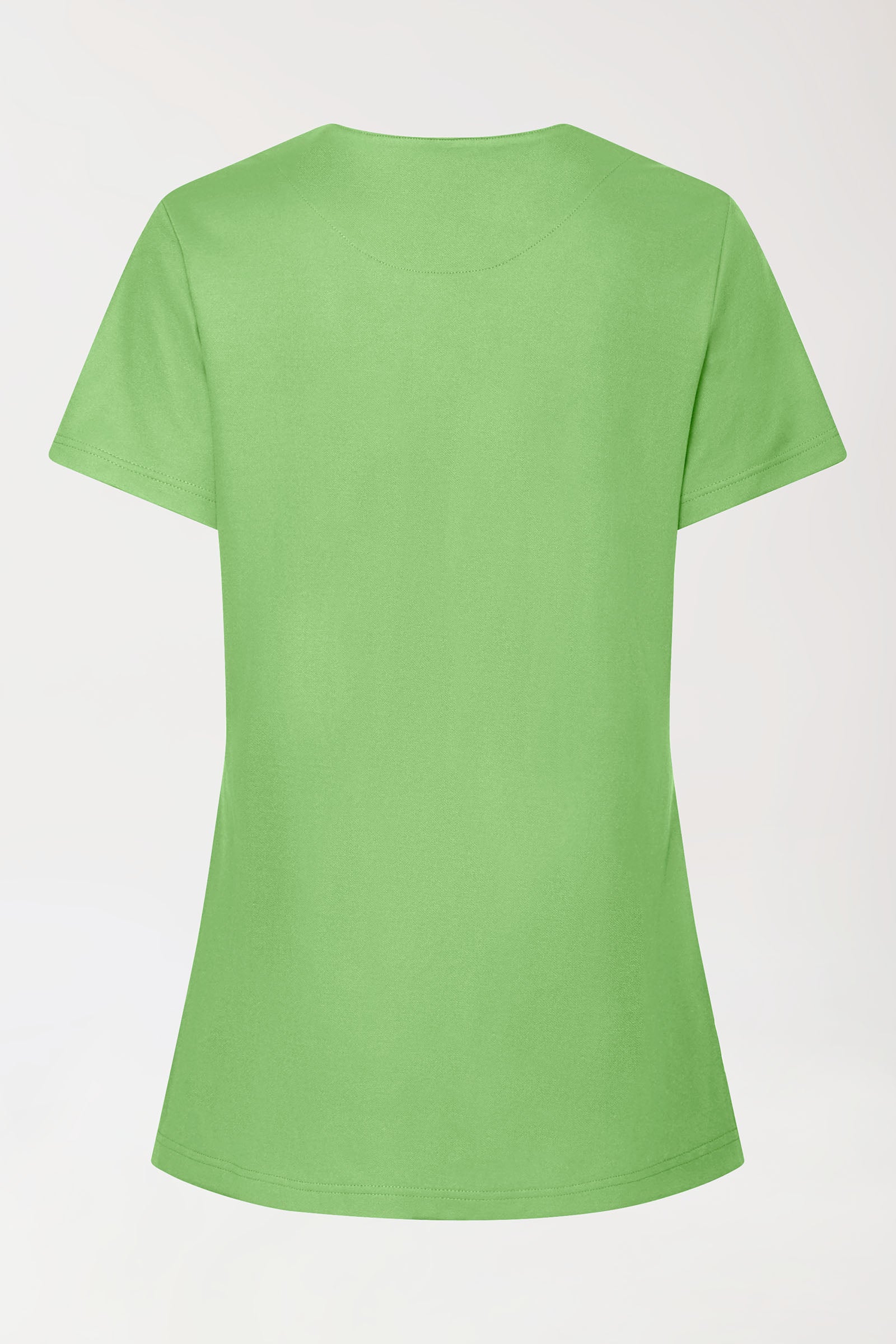 COMFY FLEX stretch oversteektuniek dames - met drukknopen appelgroen