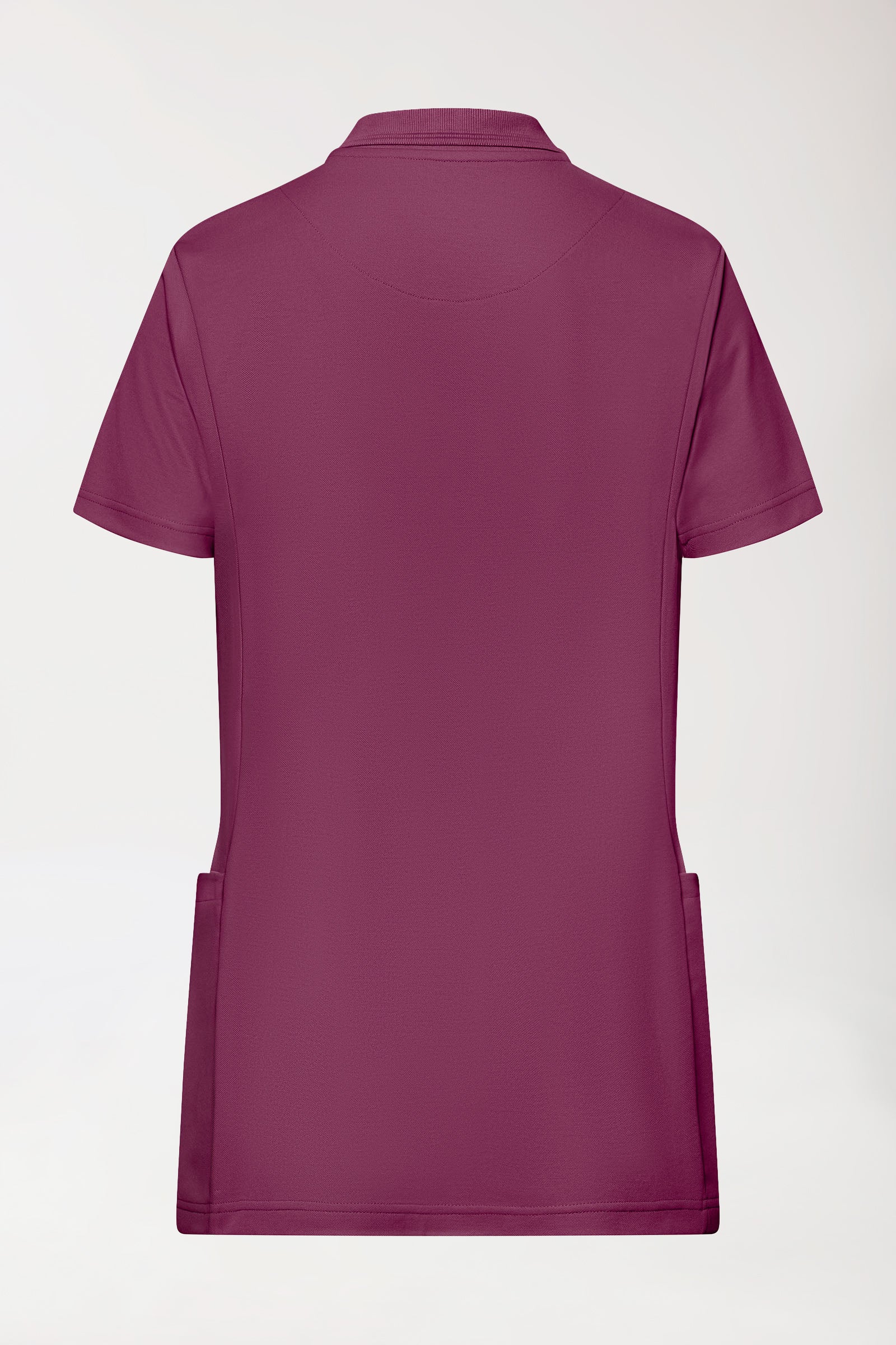 COMFY FLEX Stretch oversteektuniek dames - polokraag berry