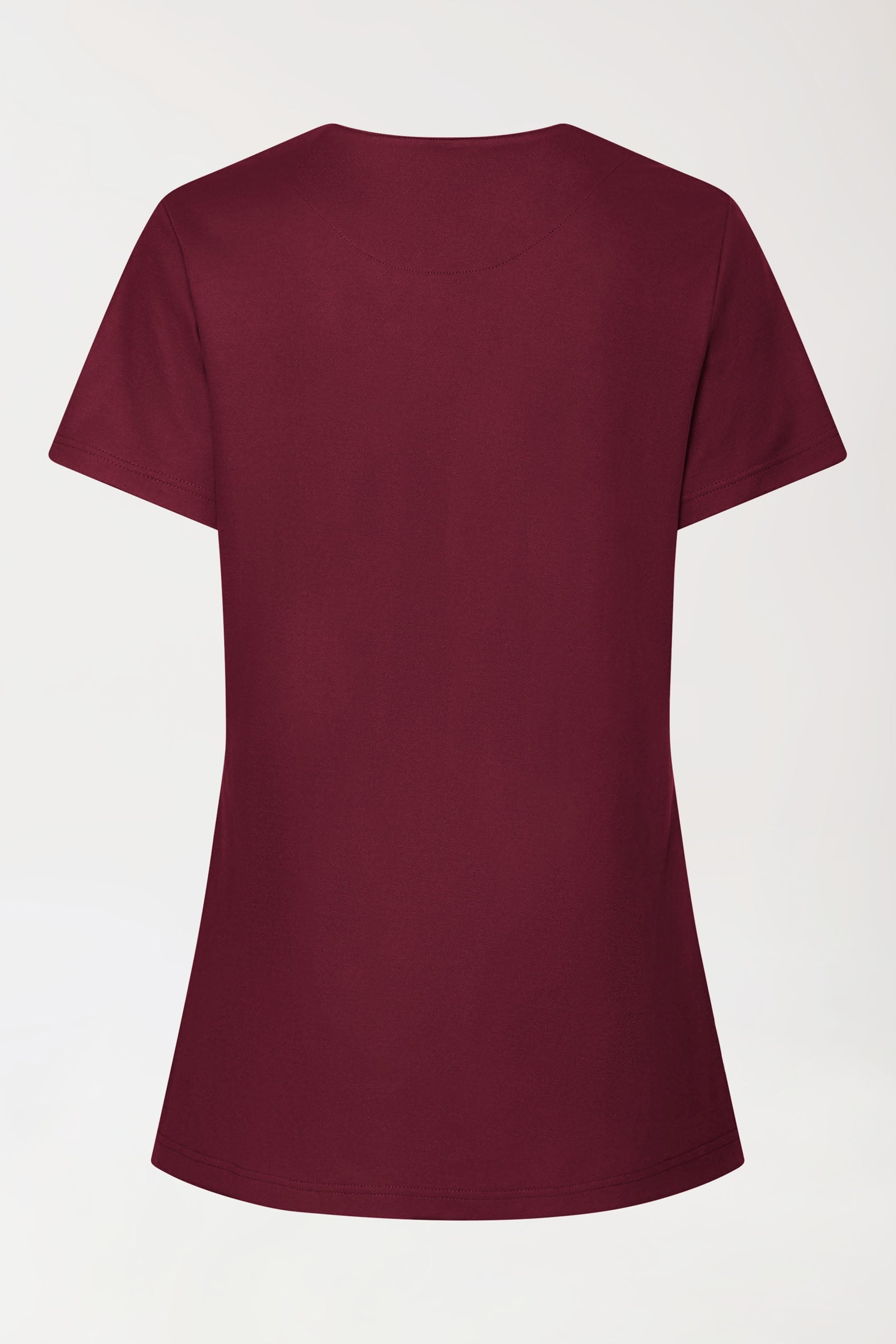 COMFY FLEX stretch oversteektuniek dames - met drukknopen bordeaux