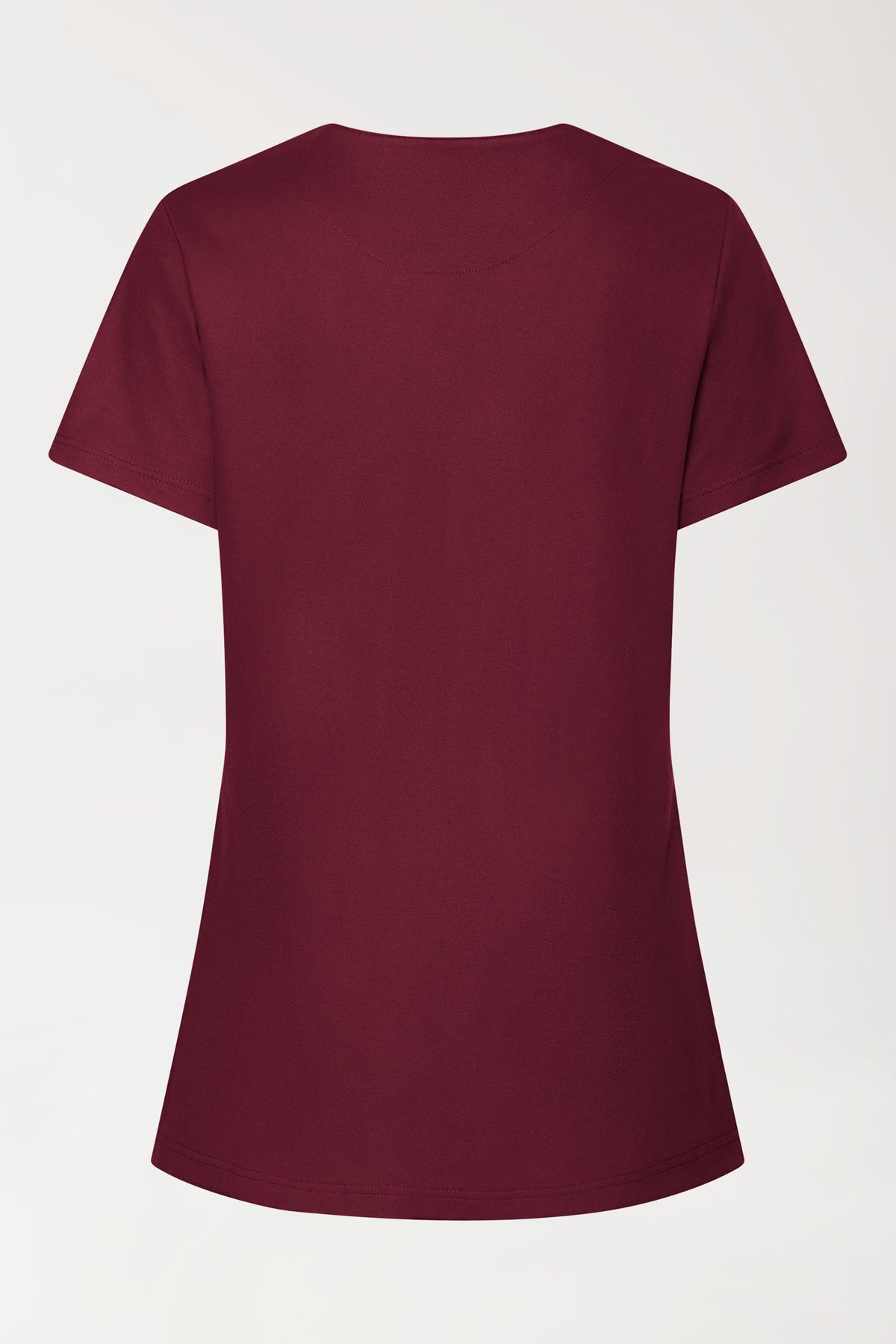 COMFY FLEX stretch oversteektuniek dames - met drukknopen bordeaux