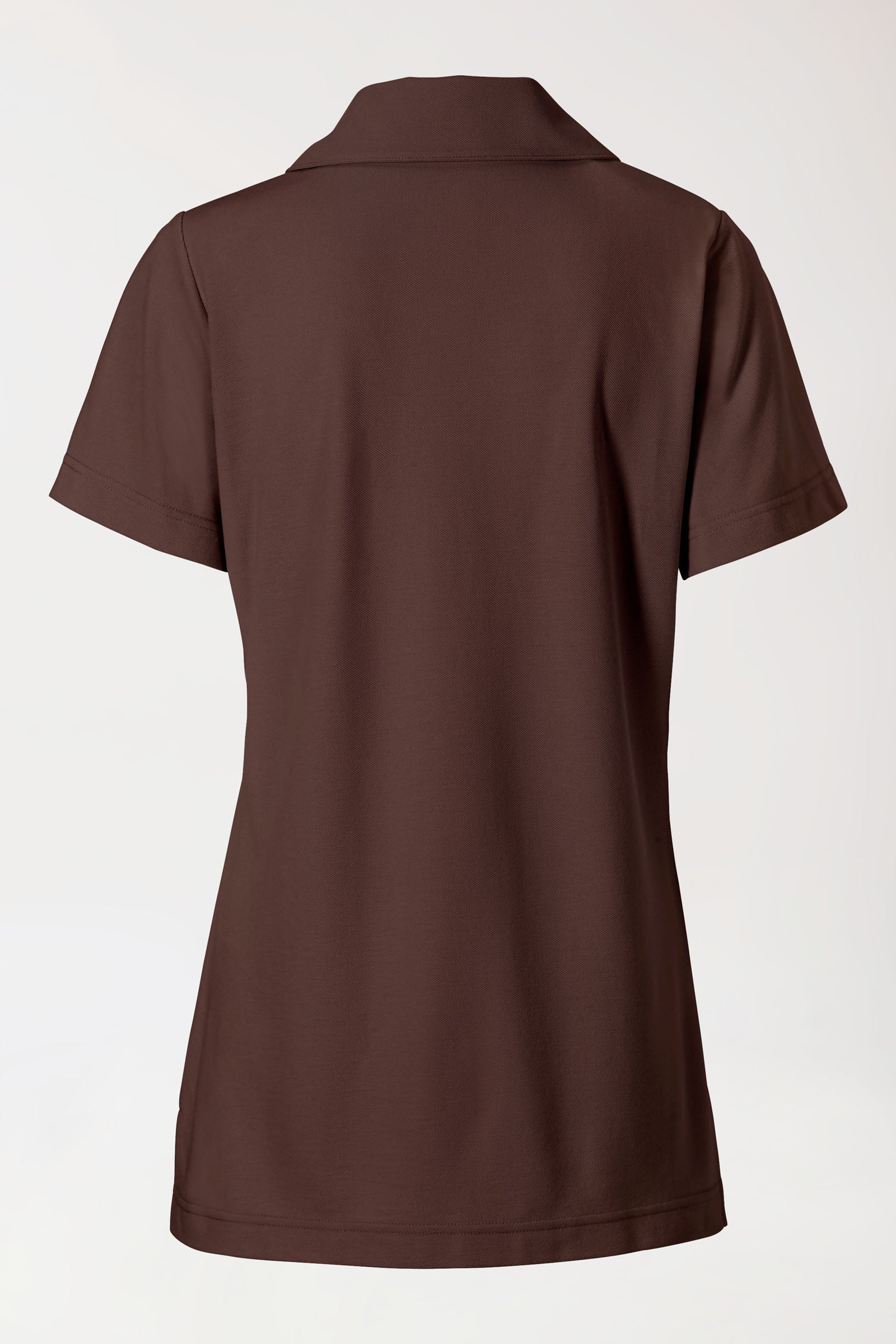 COMFY FLEX stretch oversteektuniek dames - sjaalkraag coffee
