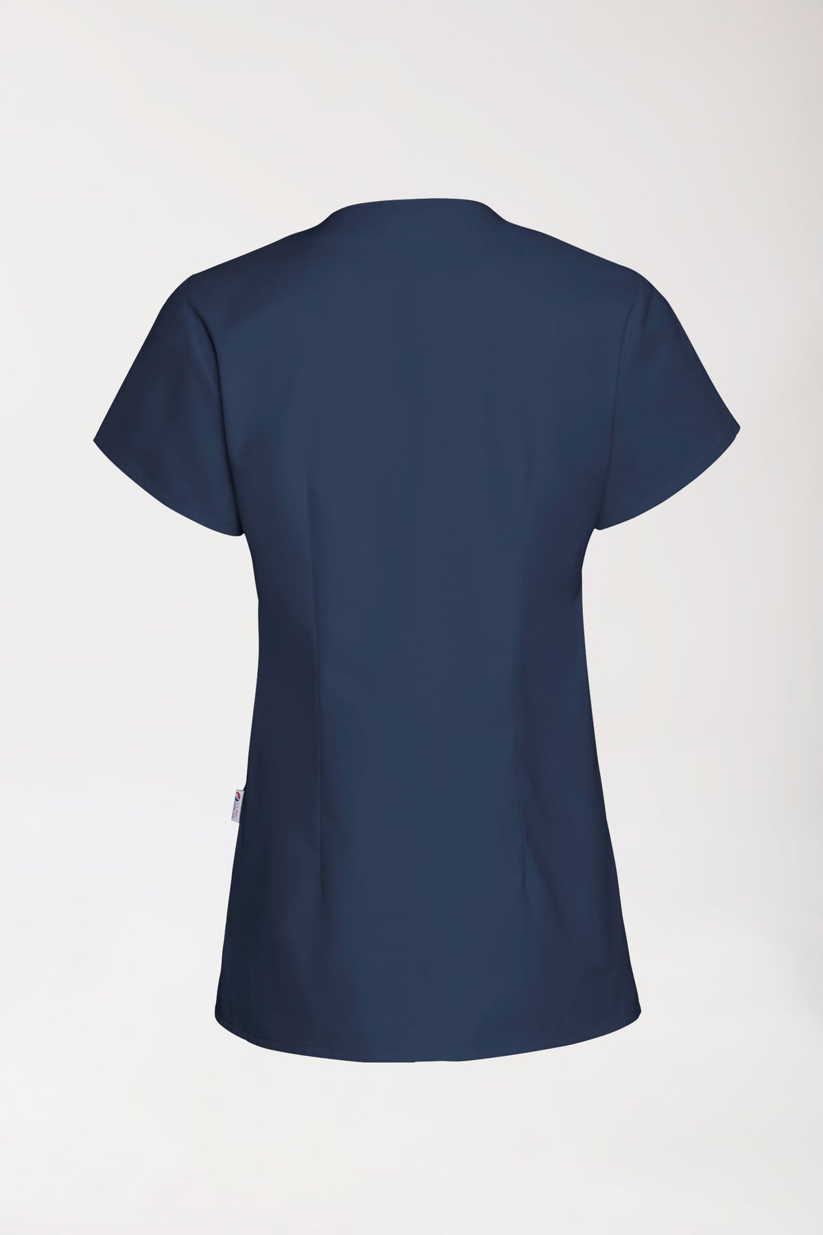 JUST STRONG oversteektuniek dames - hoekige hals navy, Achterzijde view