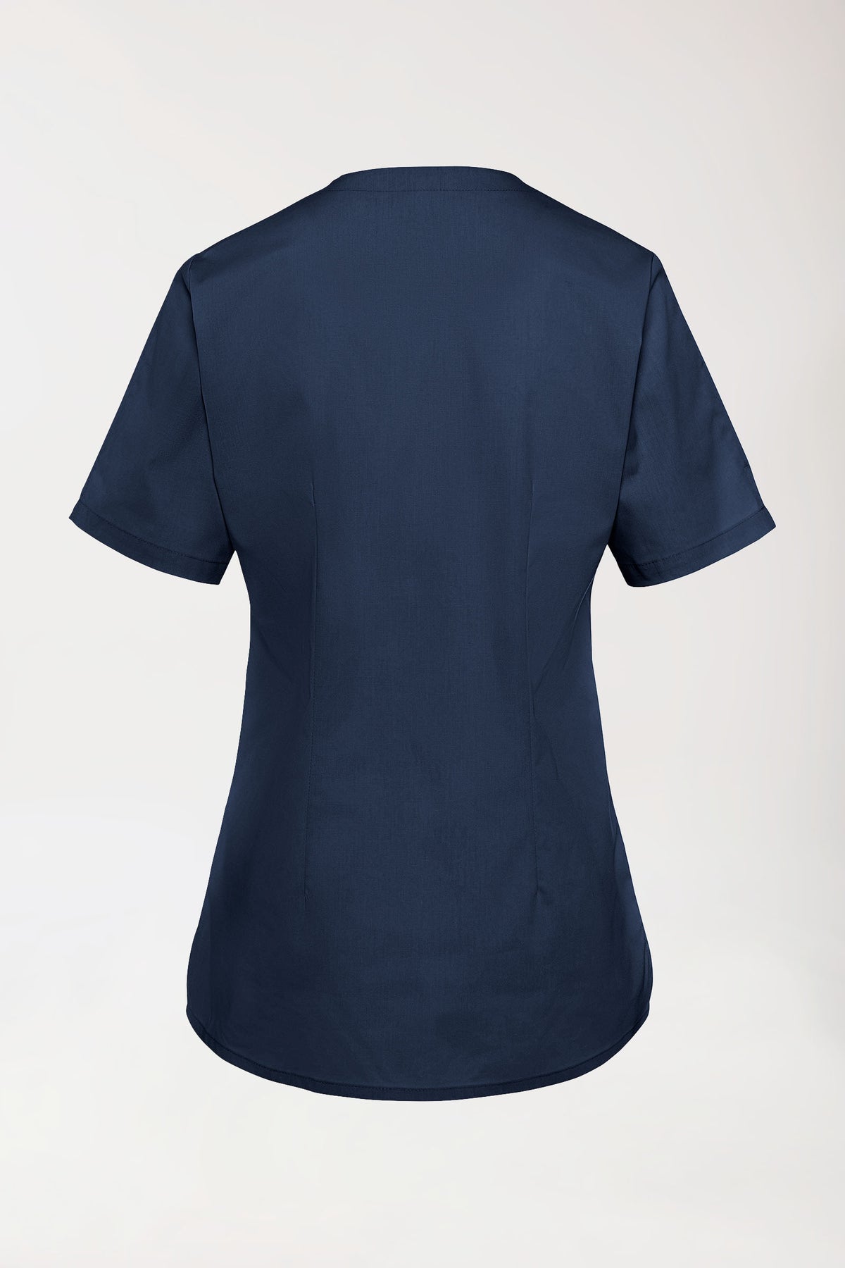 Stretch longshirt dames - V-hals navy