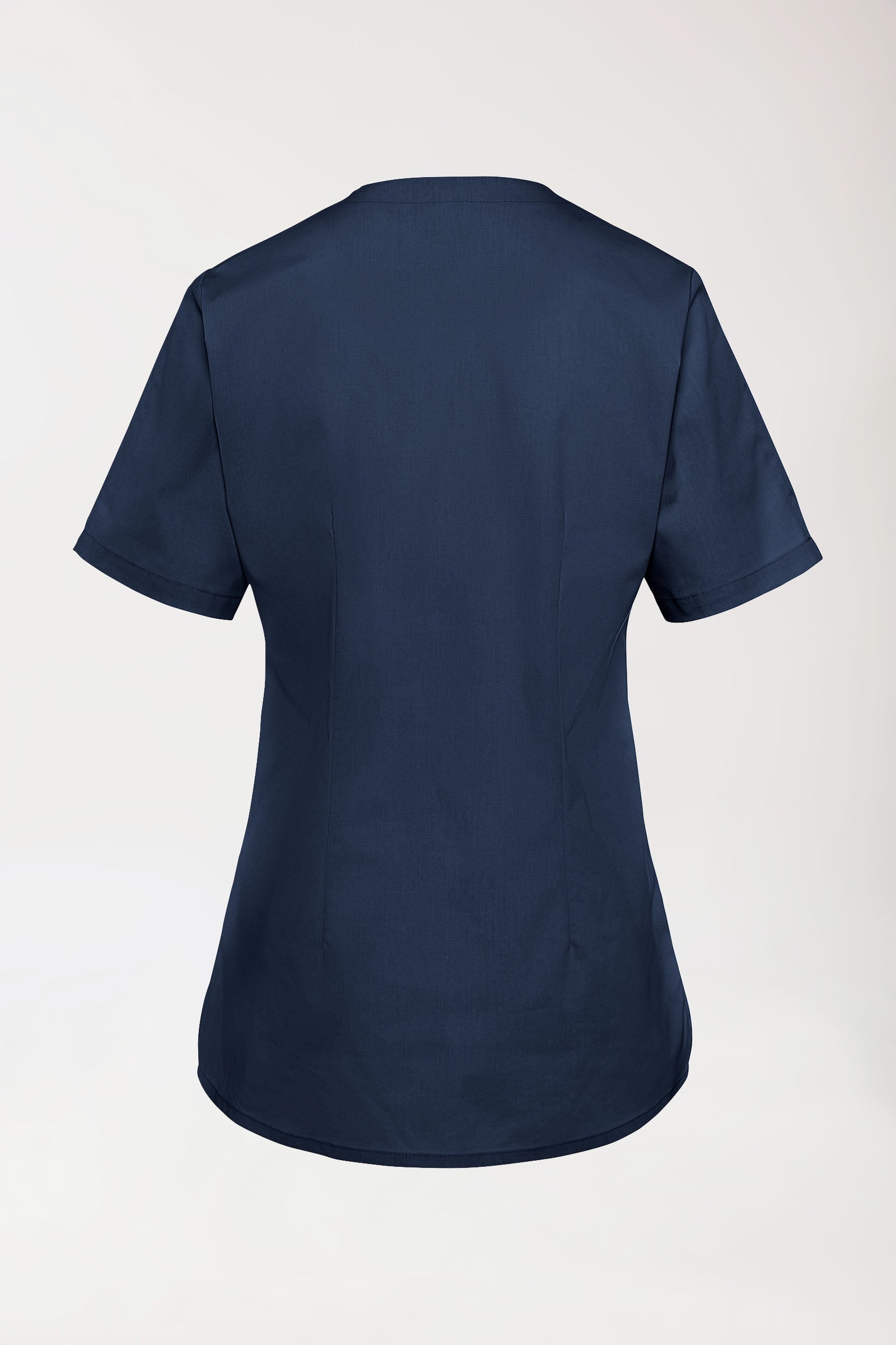Stretch longshirt dames - V-hals navy