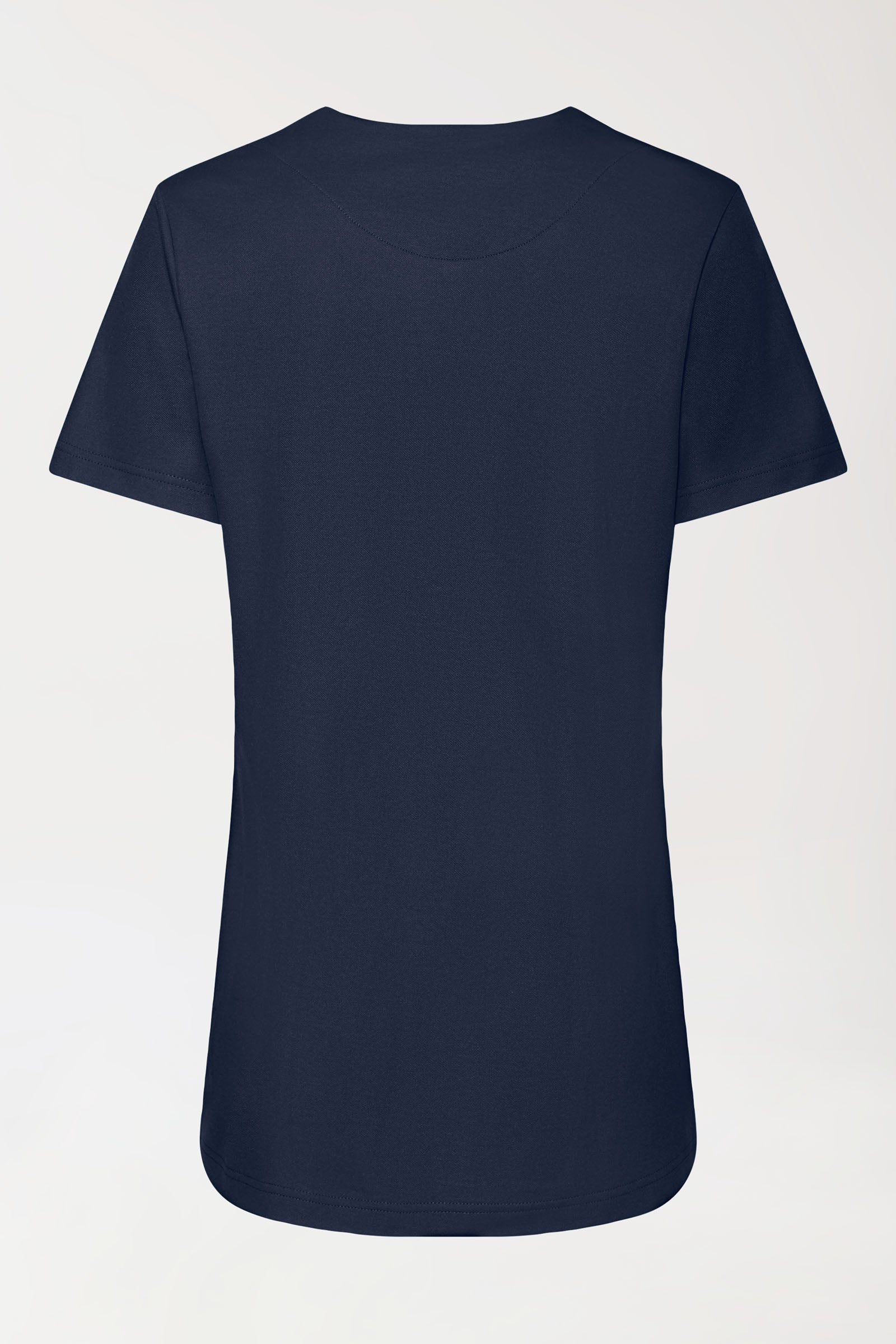 COMFY FLEX stretch oversteektuniek dames - hartvormige hals navy