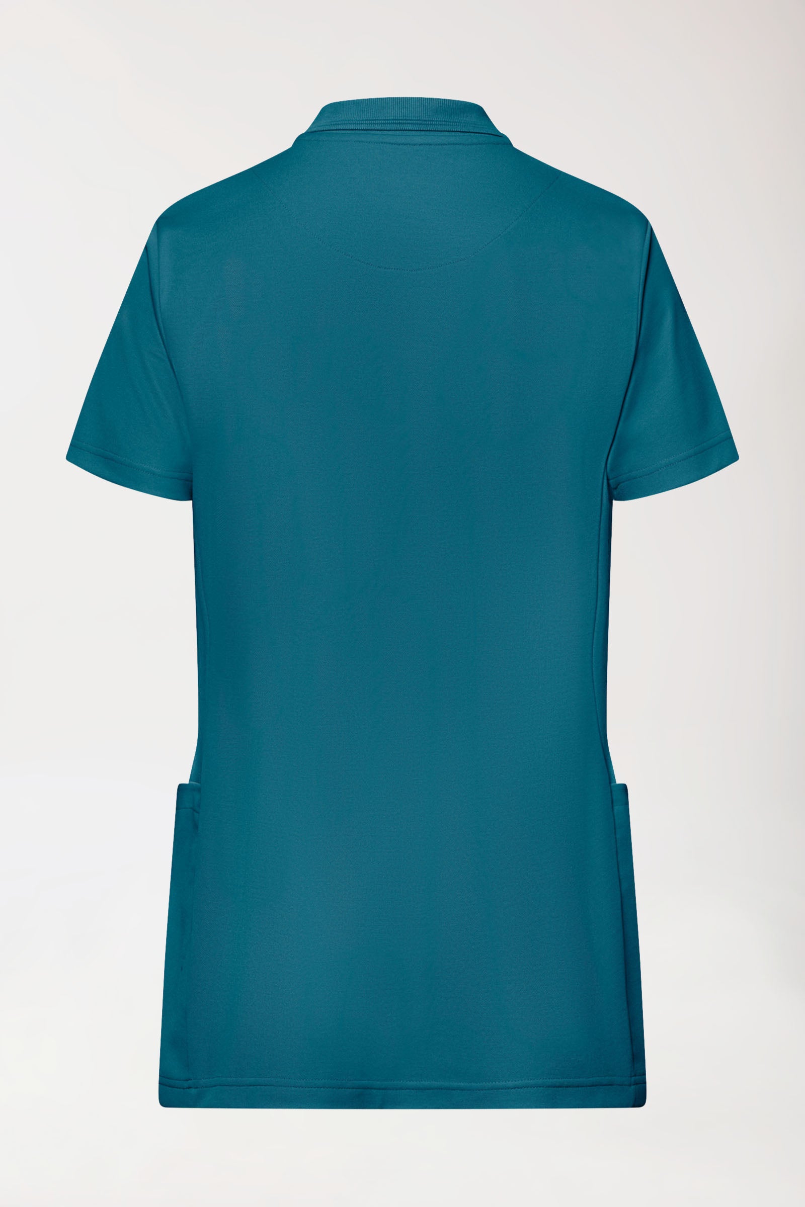 COMFY FLEX Stretch oversteektuniek dames - polokraag petrol