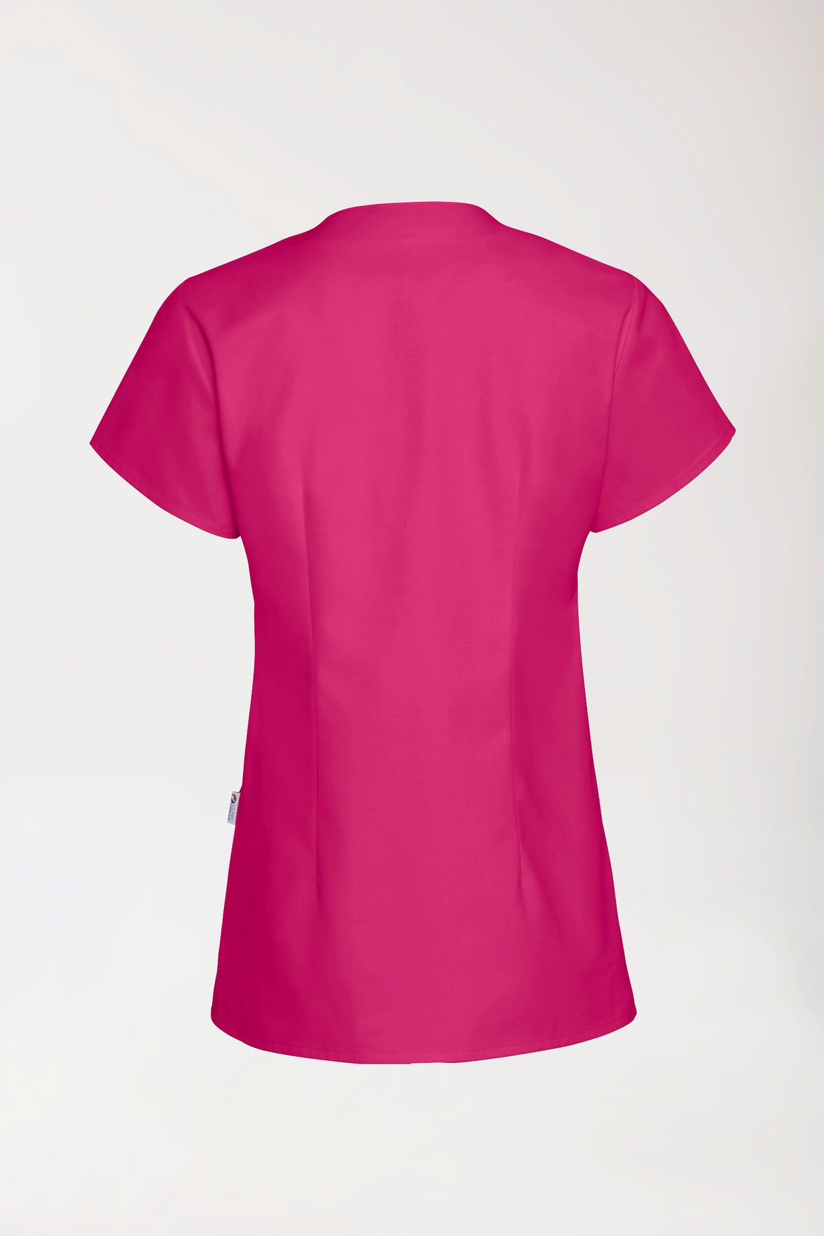 JUST STRONG oversteektuniek dames - hoekige hals pink, Achterzijde view
