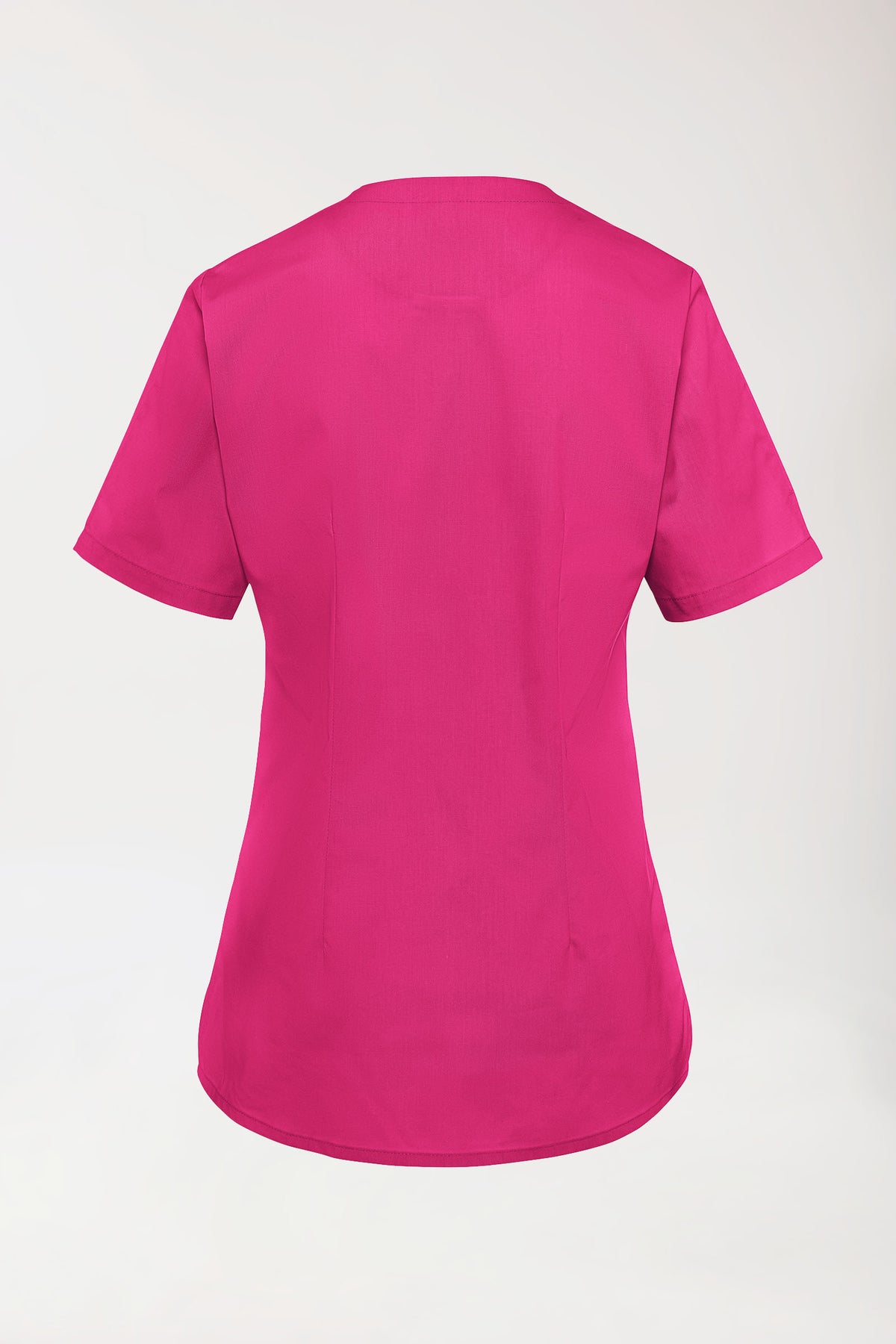 Stretch longshirt dames - V-hals pink