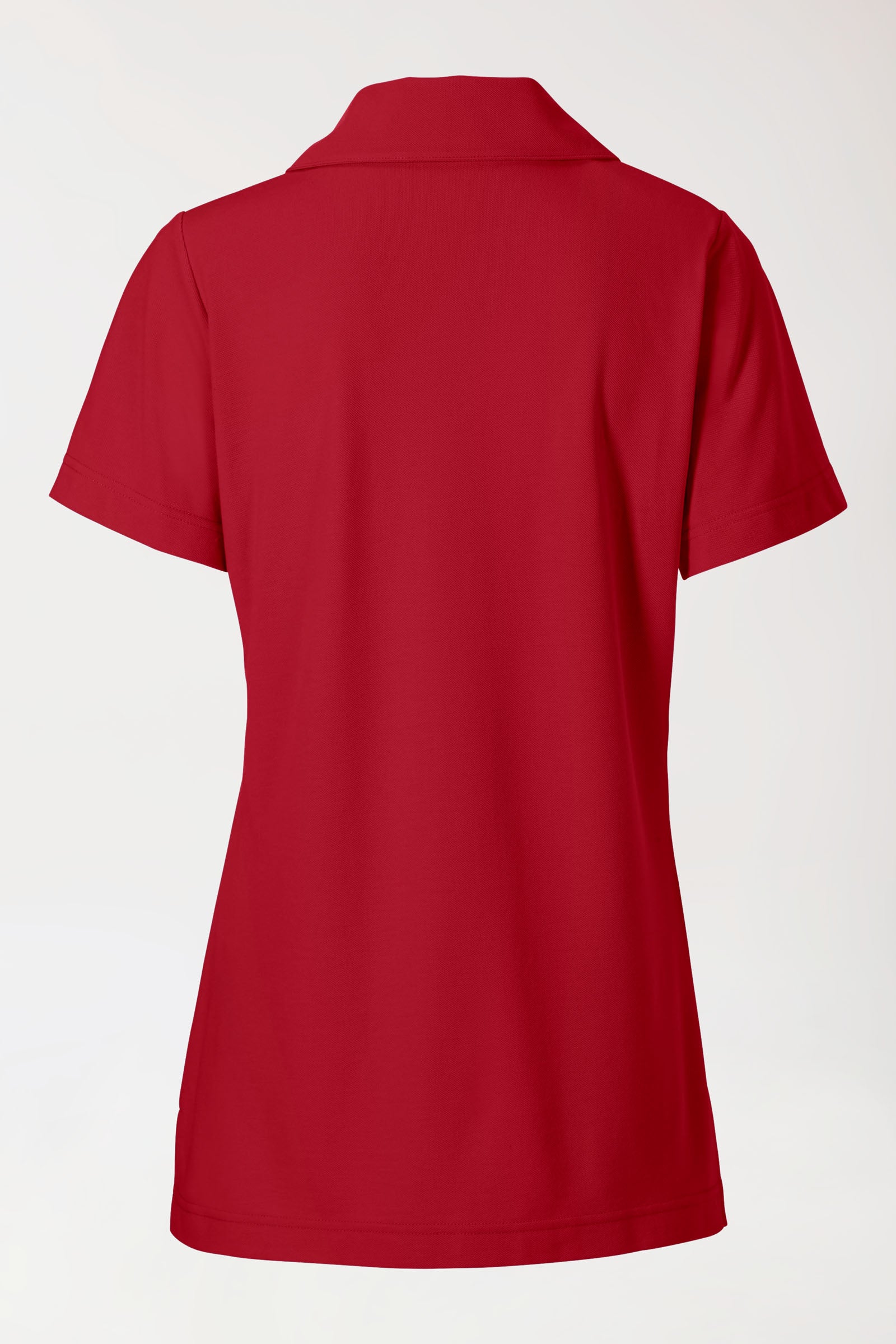 COMFY FLEX stretch oversteektuniek dames - sjaalkraag rood