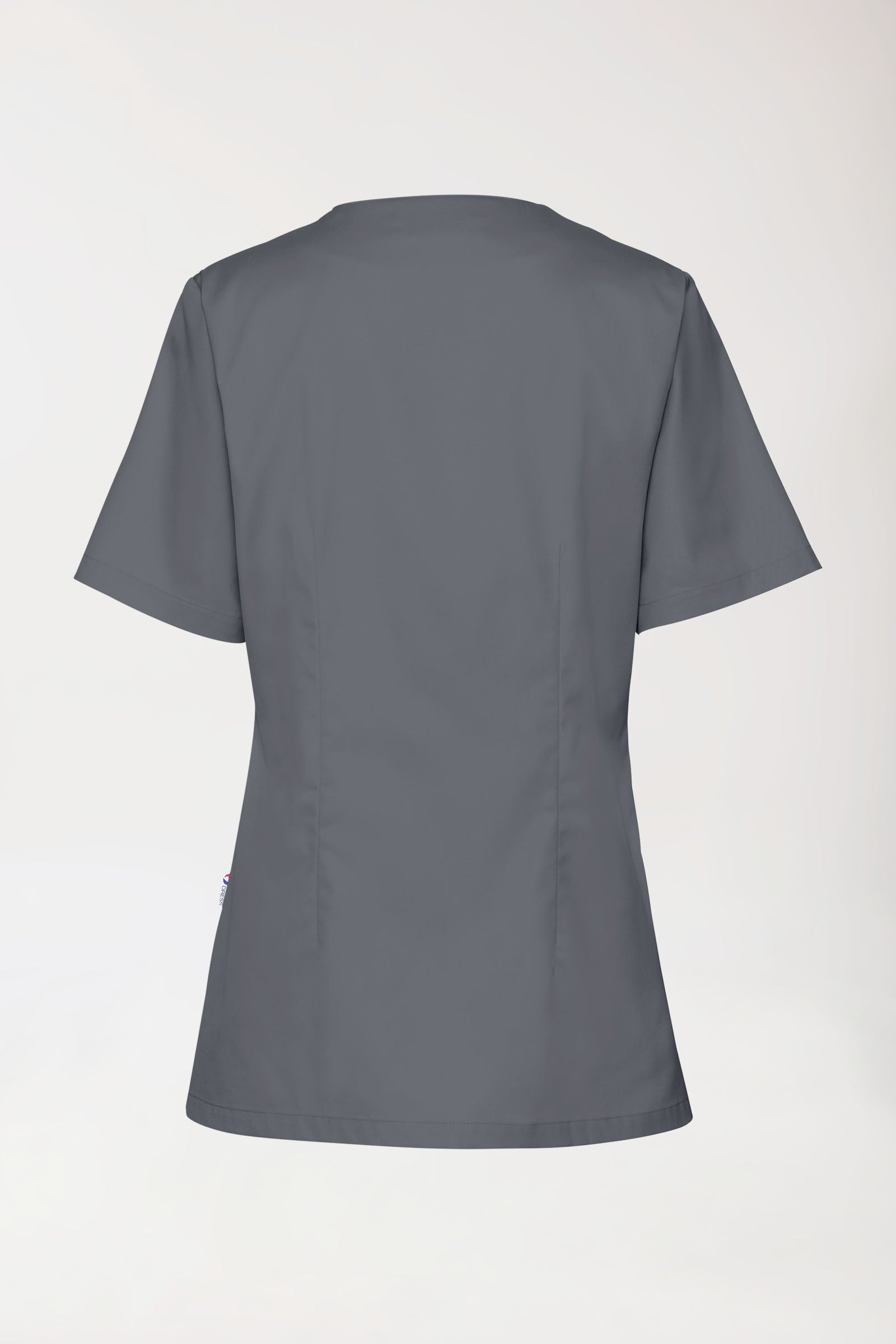 CORE oversteektuniek dames - hartvormige hals steengrijs