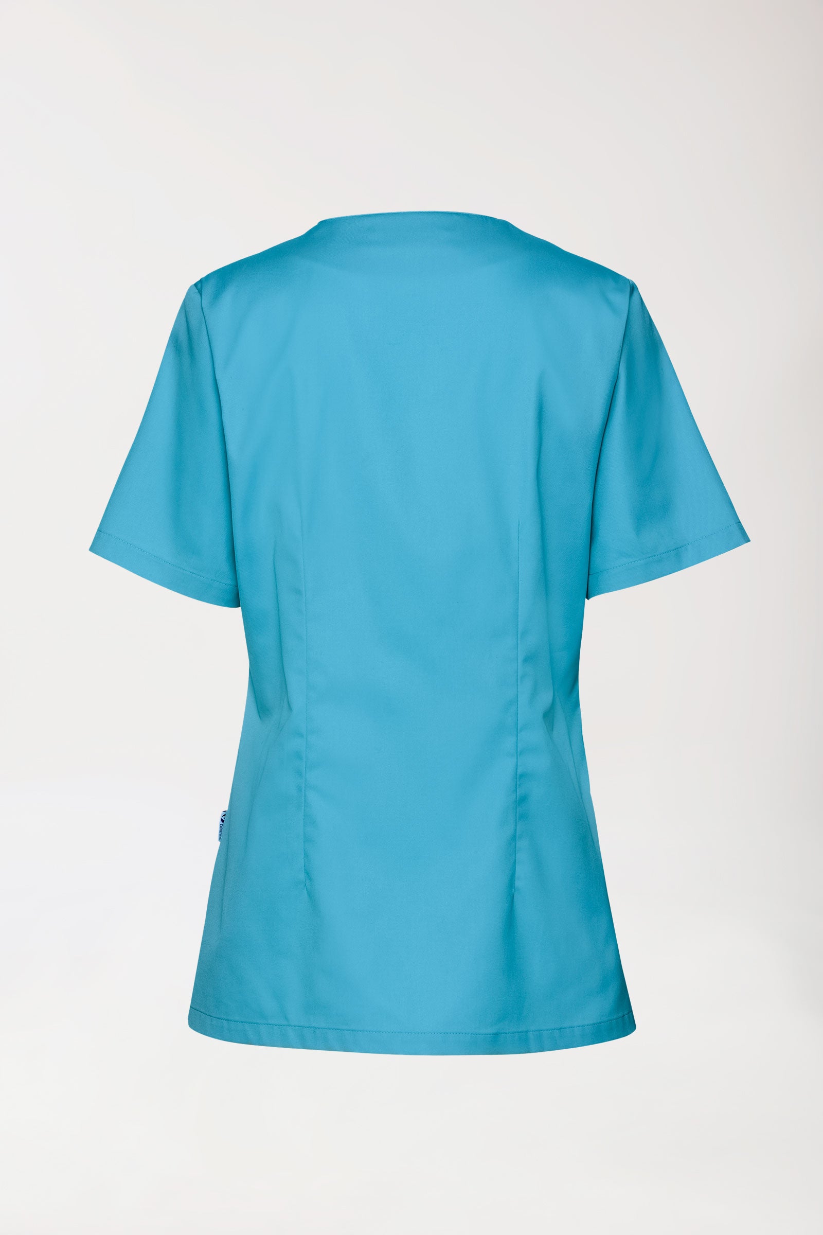 CORE oversteektuniek dames - hartvormige hals turquoise