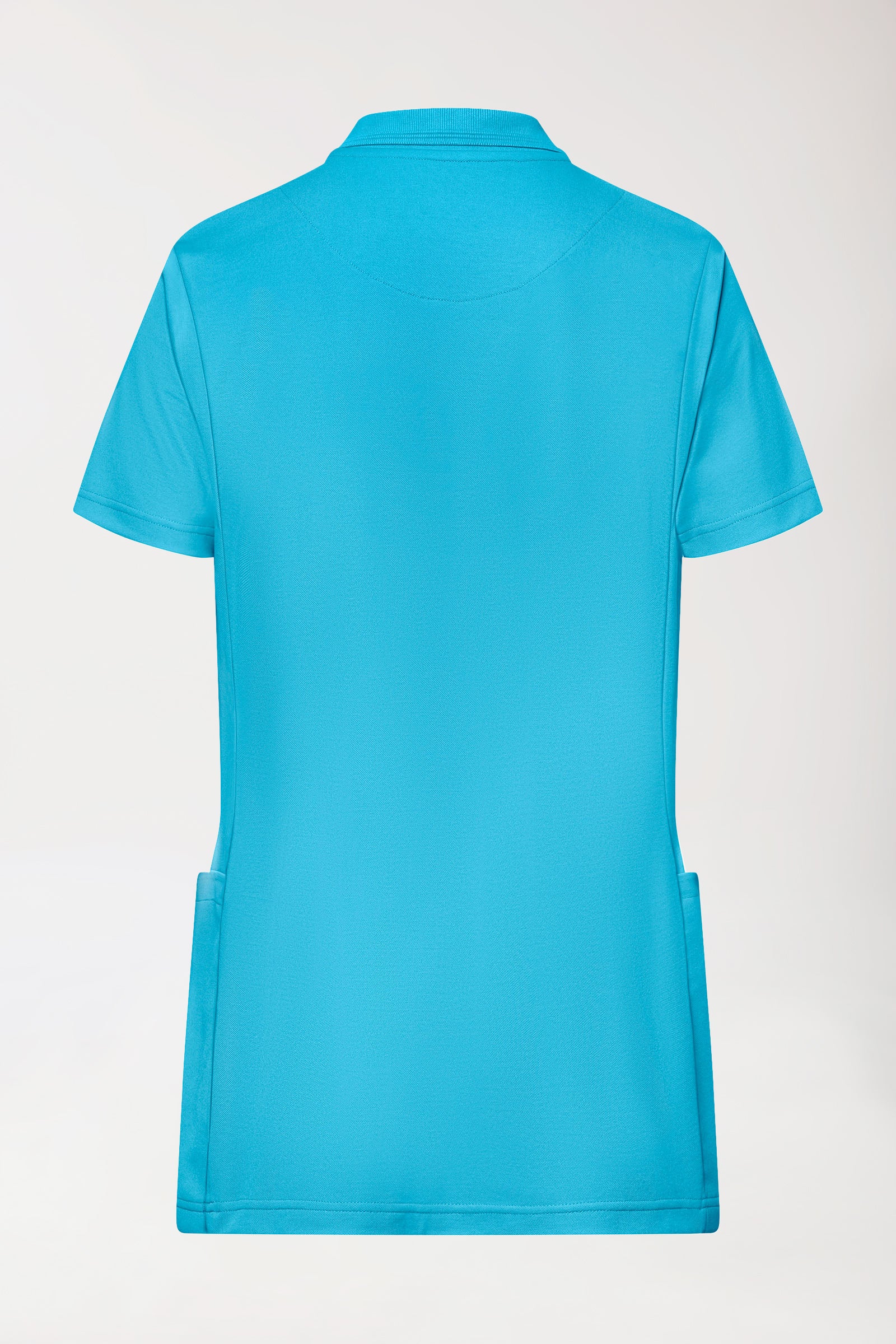 COMFY FLEX Stretch oversteektuniek dames - polokraag turquoise