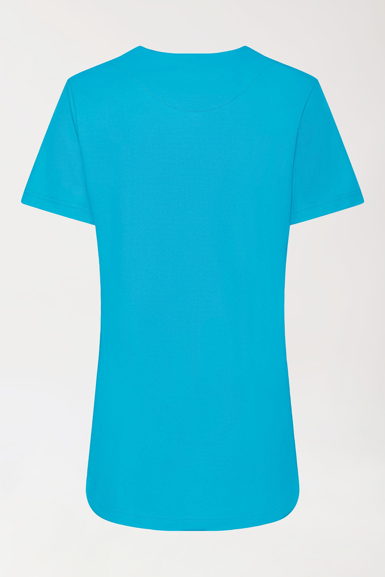 COMFY FLEX stretch oversteektuniek dames - hartvormige hals turquoise