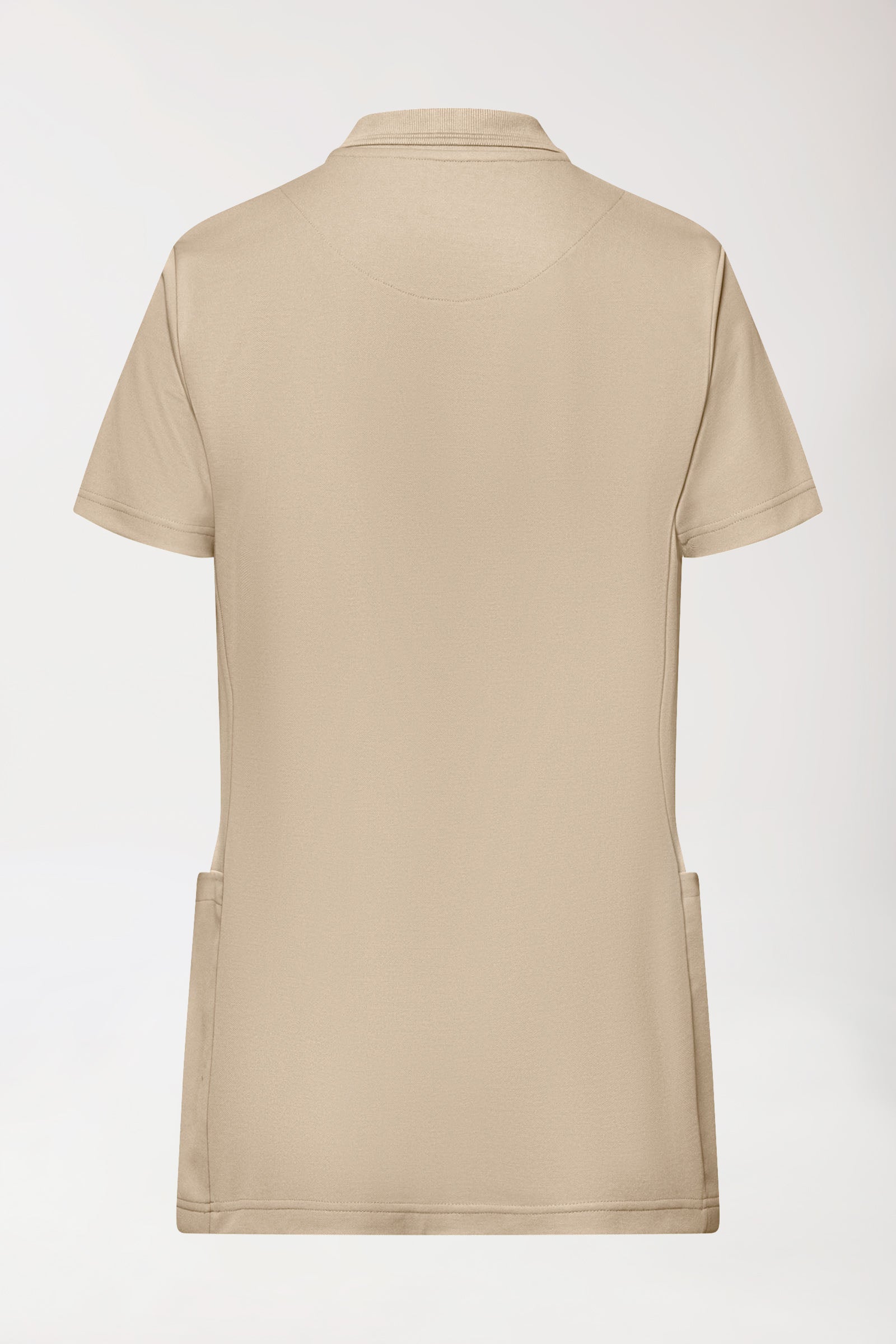 COMFY FLEX Stretch oversteektuniek dames - polokraag zand