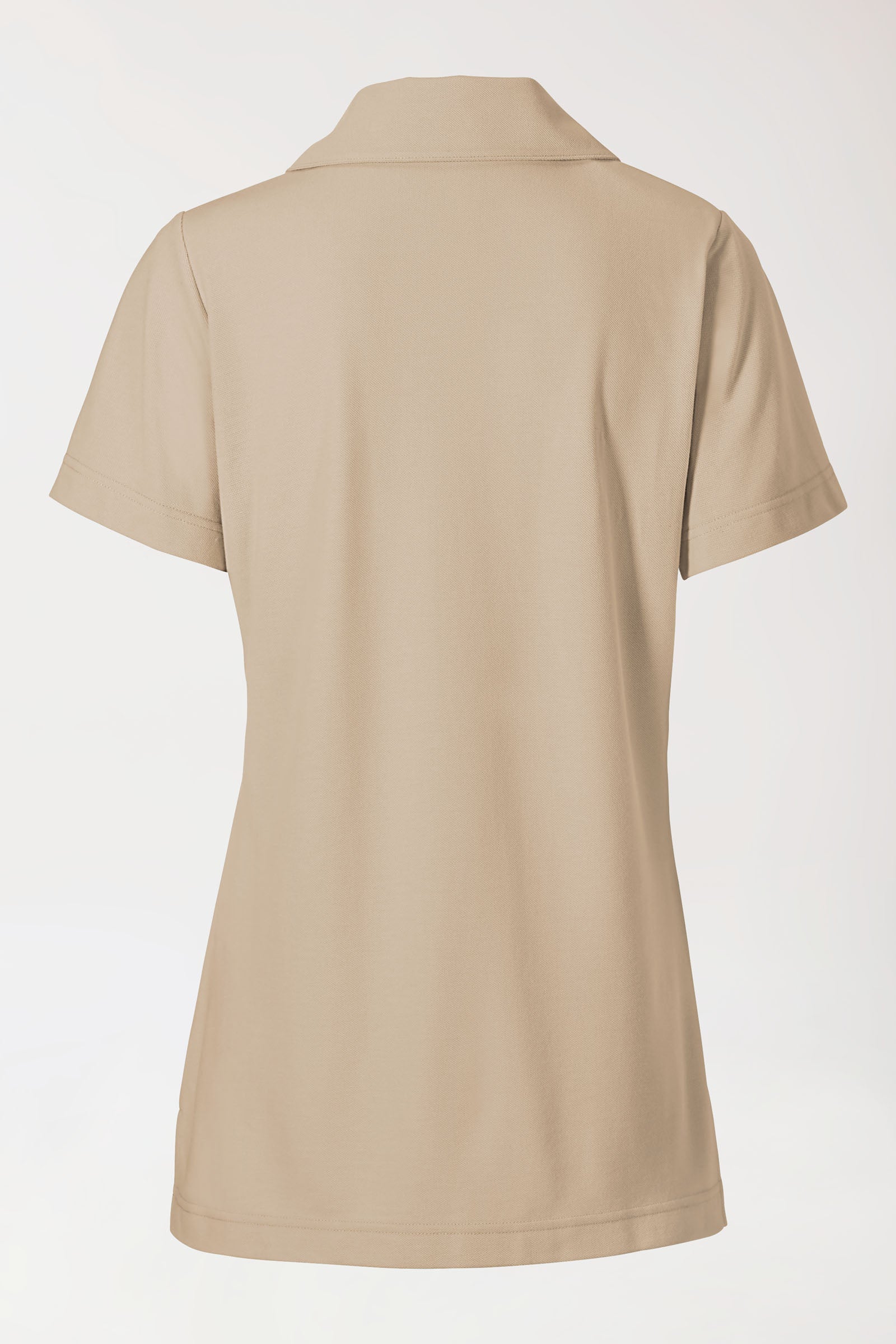 COMFY FLEX stretch oversteektuniek dames - sjaalkraag zand