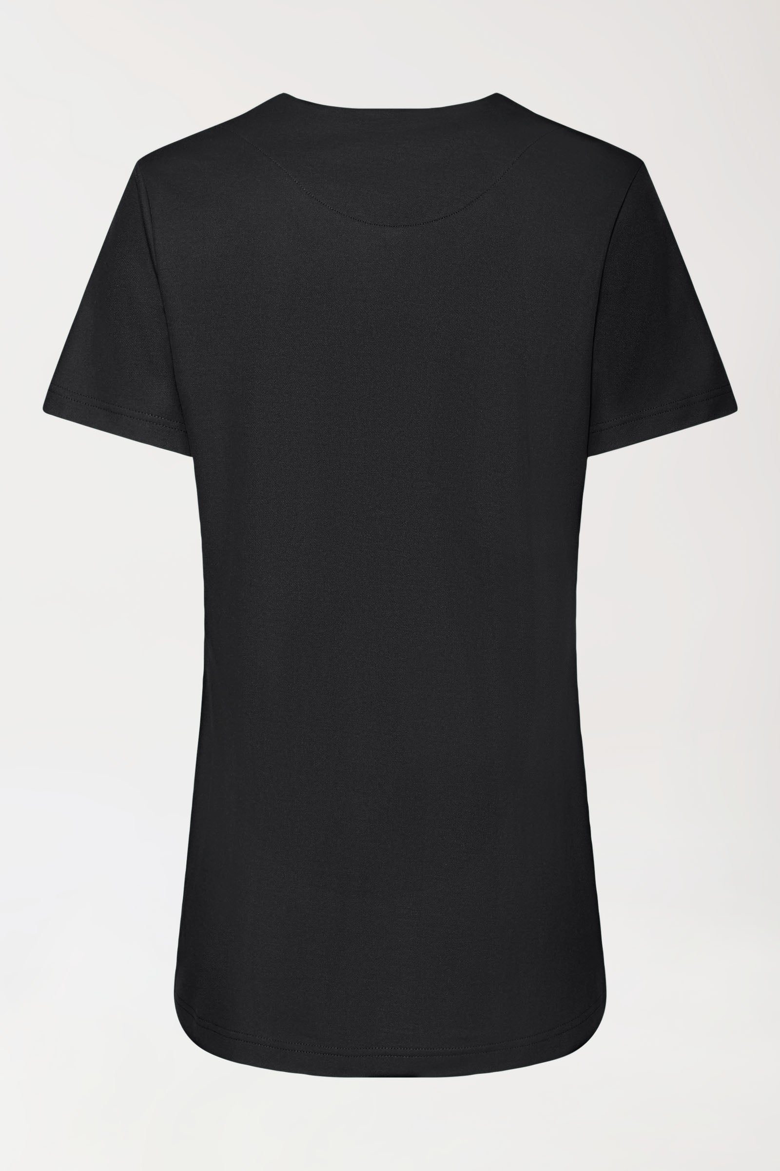 COMFY FLEX stretch oversteektuniek dames - hartvormige hals zwart