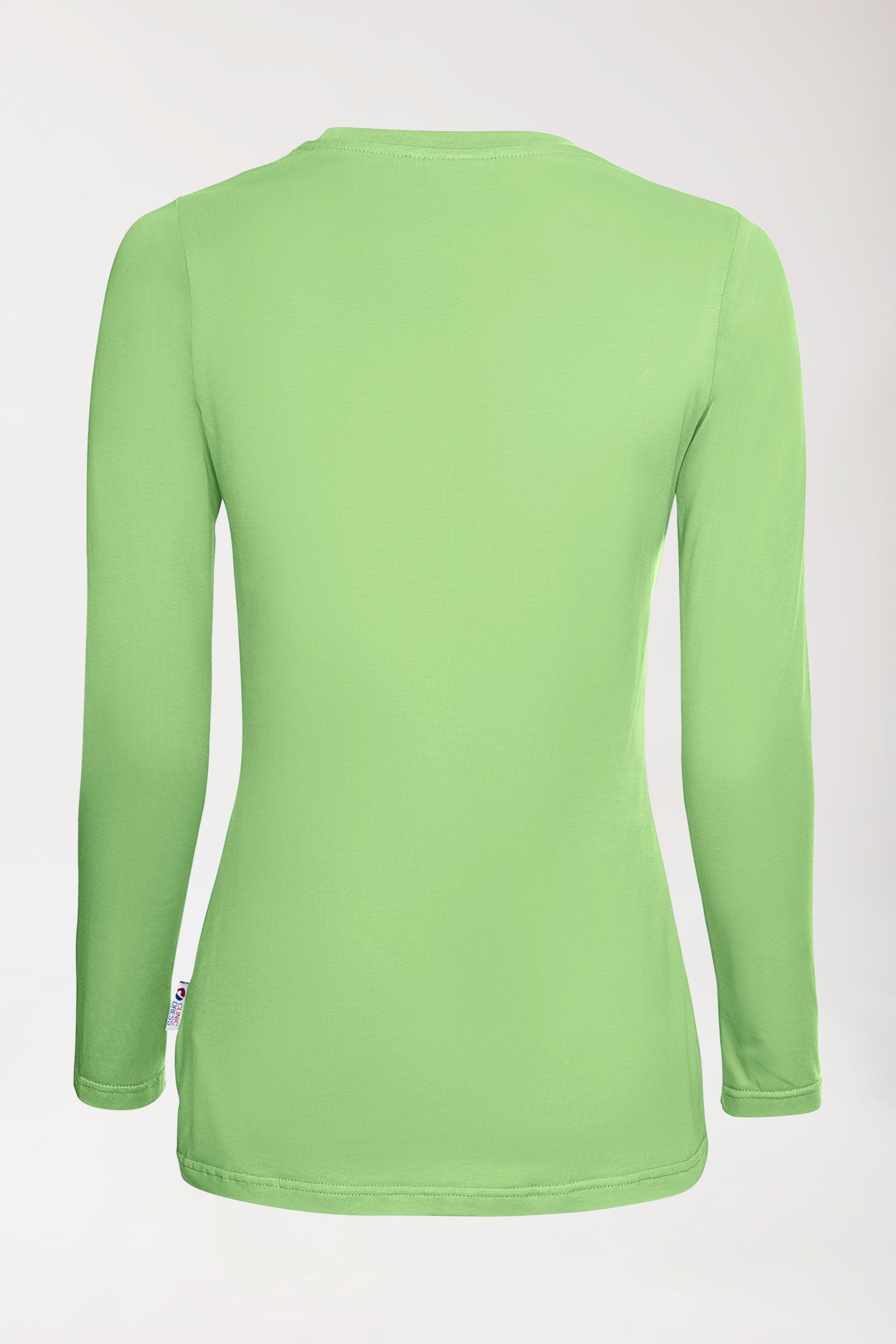 CORE shirt dames - 1/1 arm appelgroen, Achterzijde view
