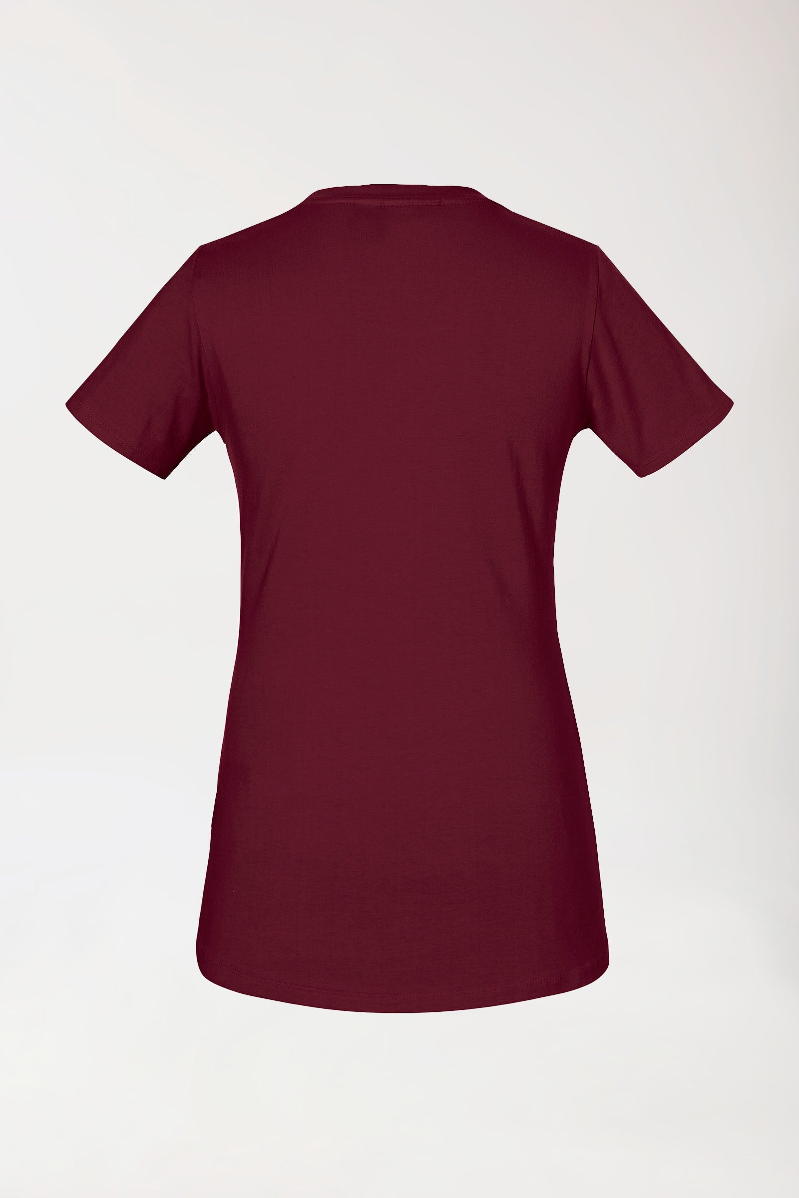 CORE shirt dames - ronde hals bordeaux, Achterzijde view