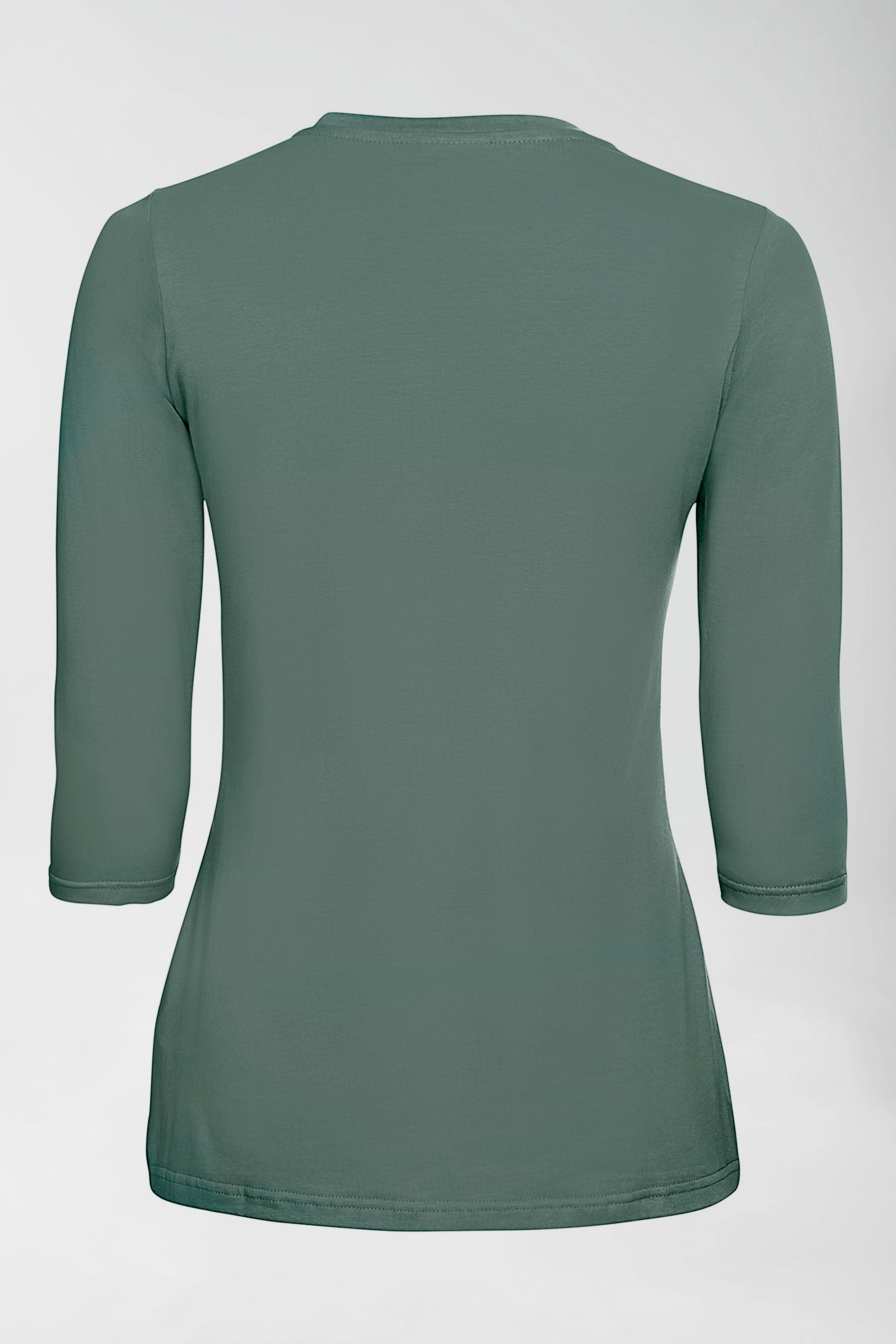 CORE shirt dames - 3/4 arm donkergroen