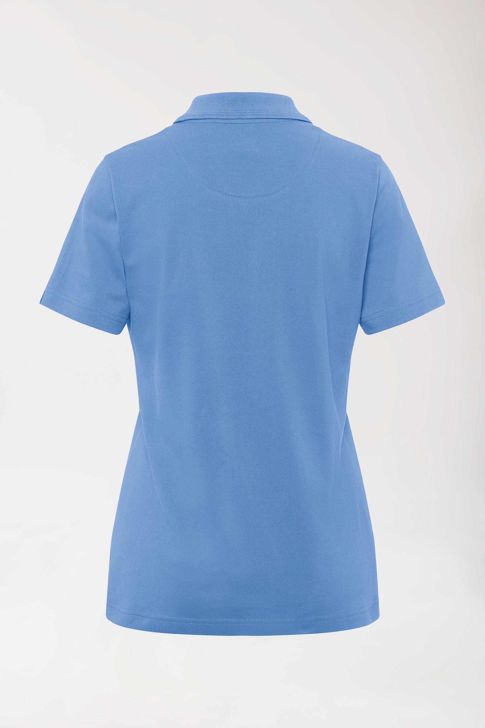 COMFY FLEX stretch shirt dames - polokraag hemelsblauw