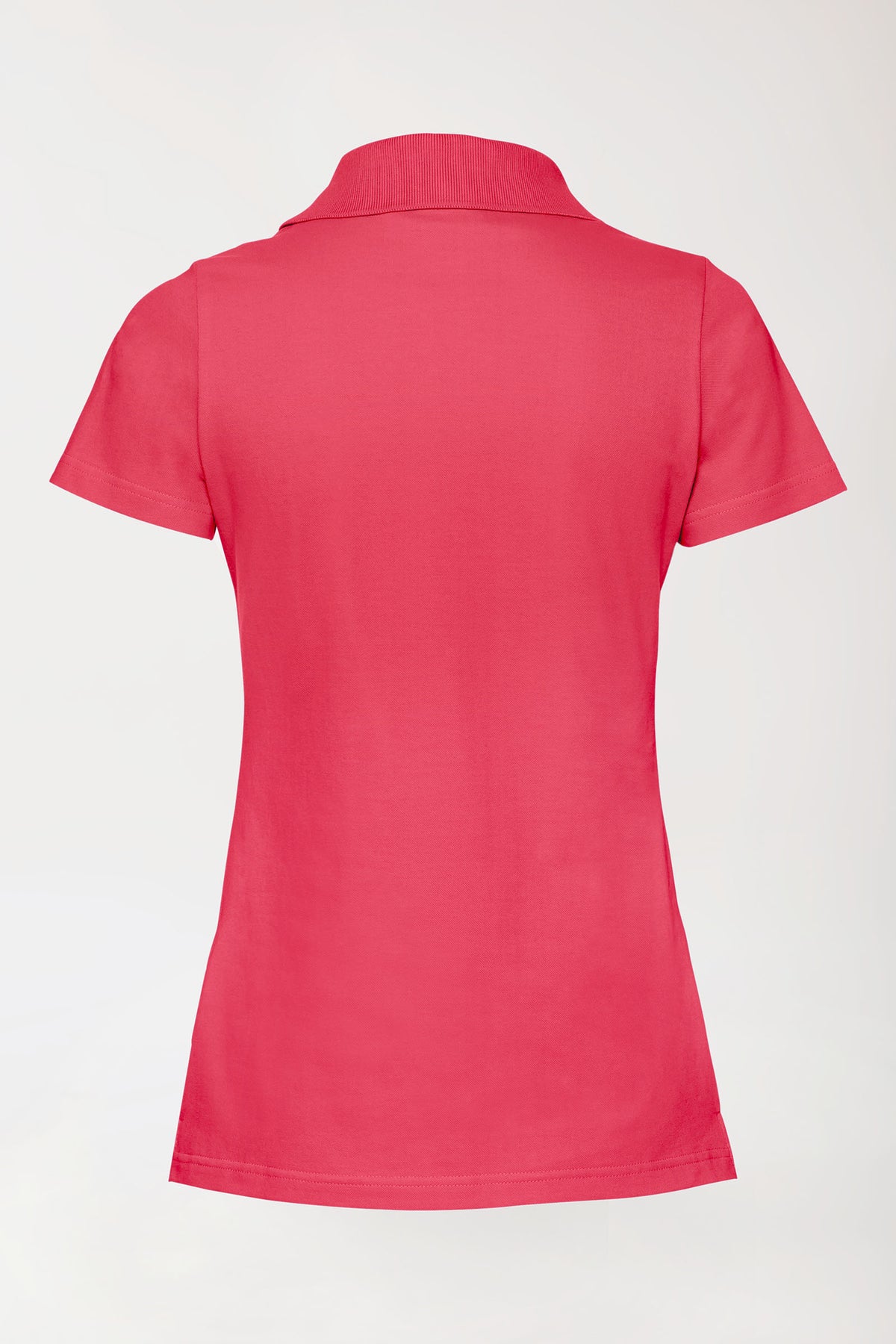 Stretch shirt dames - polokraag lipstick, Achterzijde view