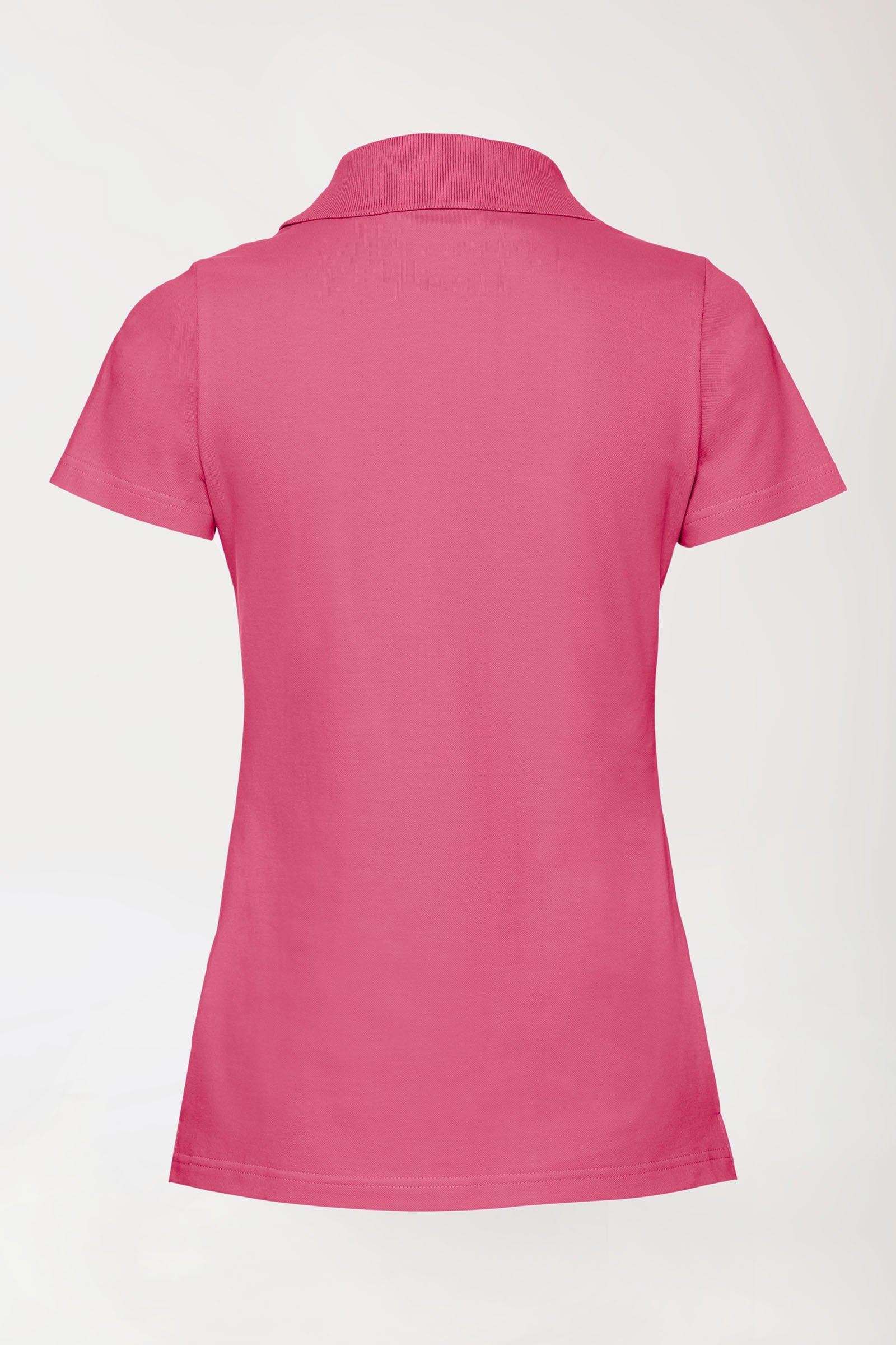 Stretch shirt dames - polokraag oudrose