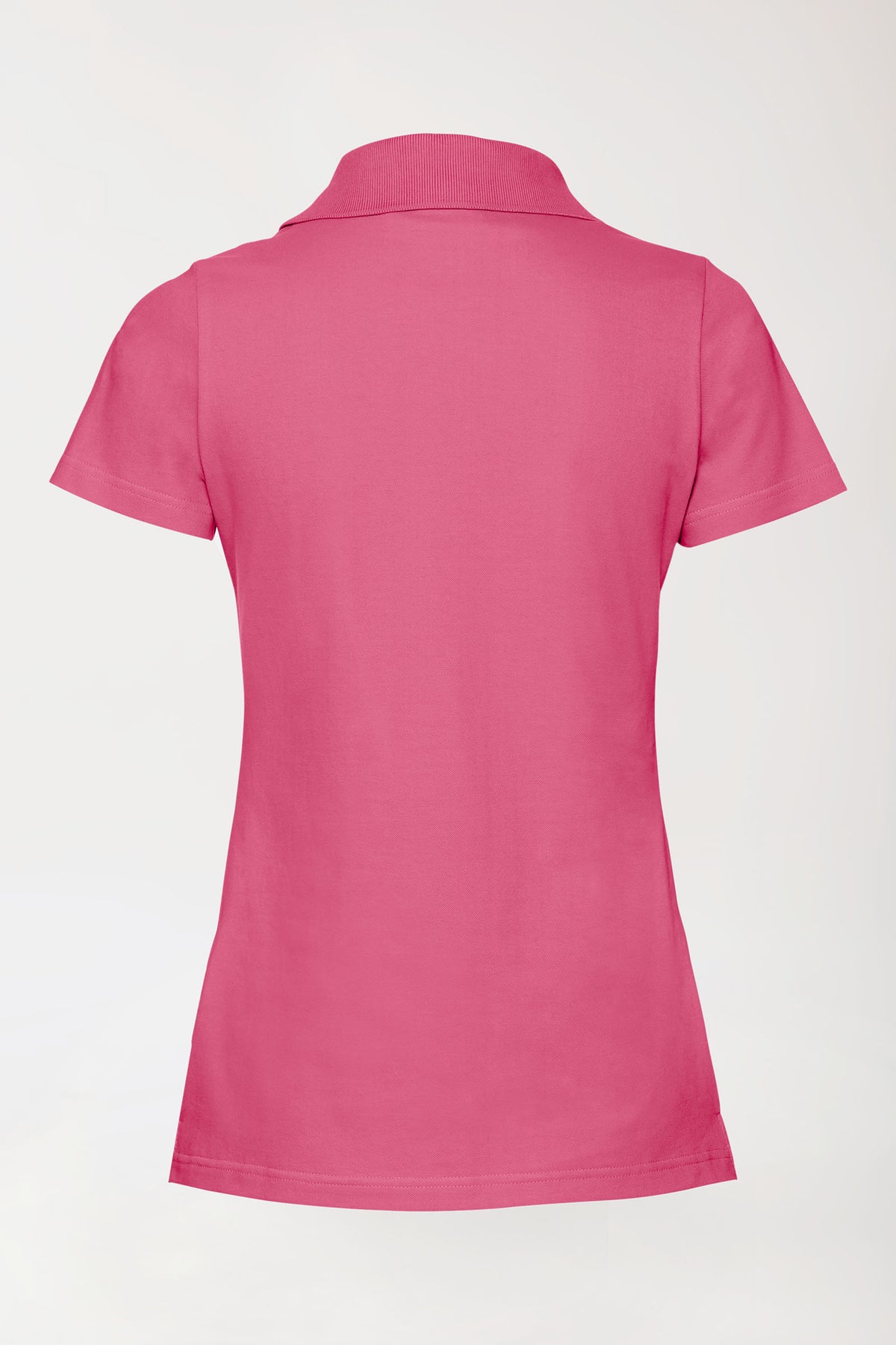 Stretch shirt dames - polokraag oudrose