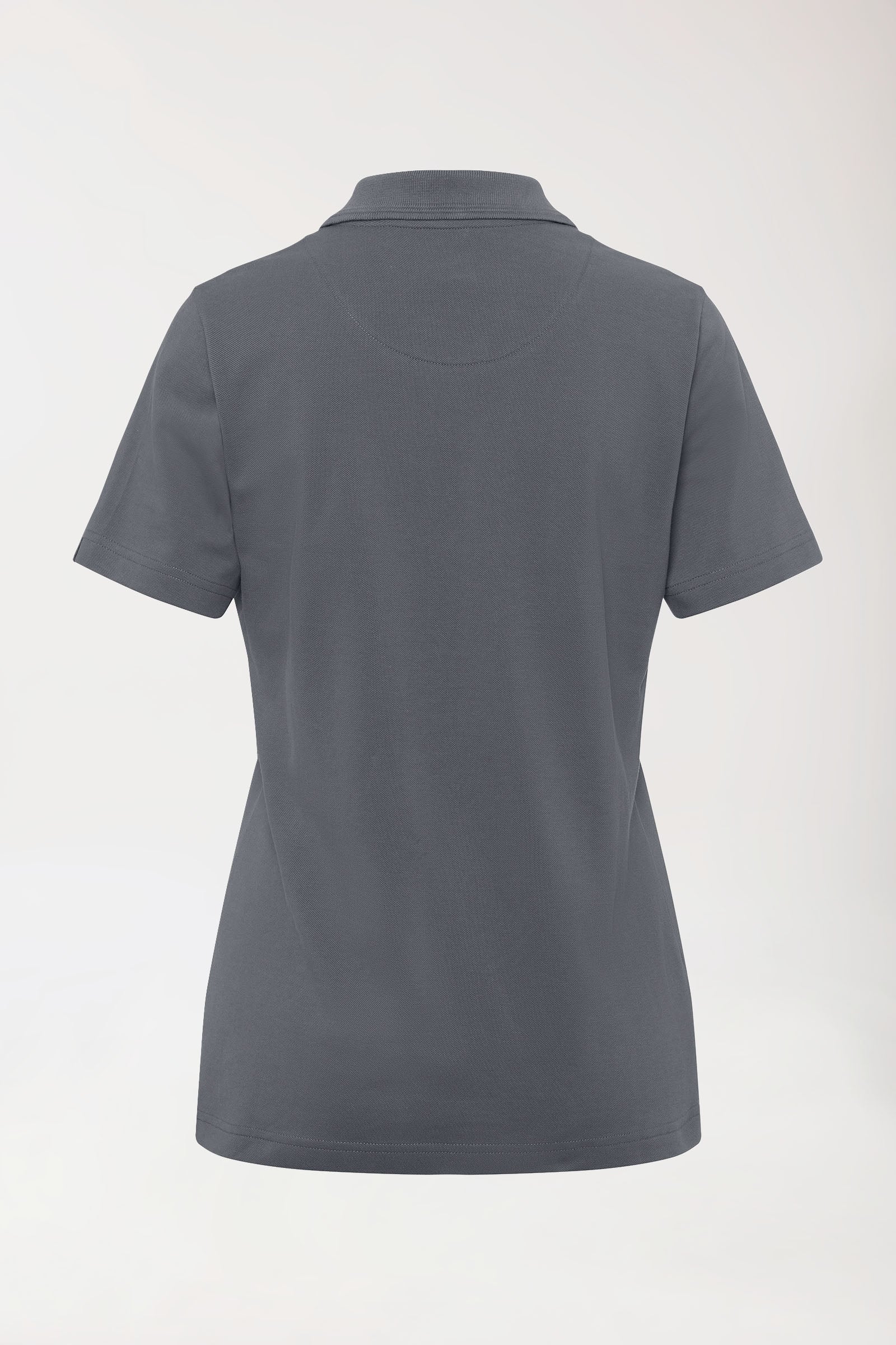 COMFY FLEX stretch shirt dames - polokraag steengrijs