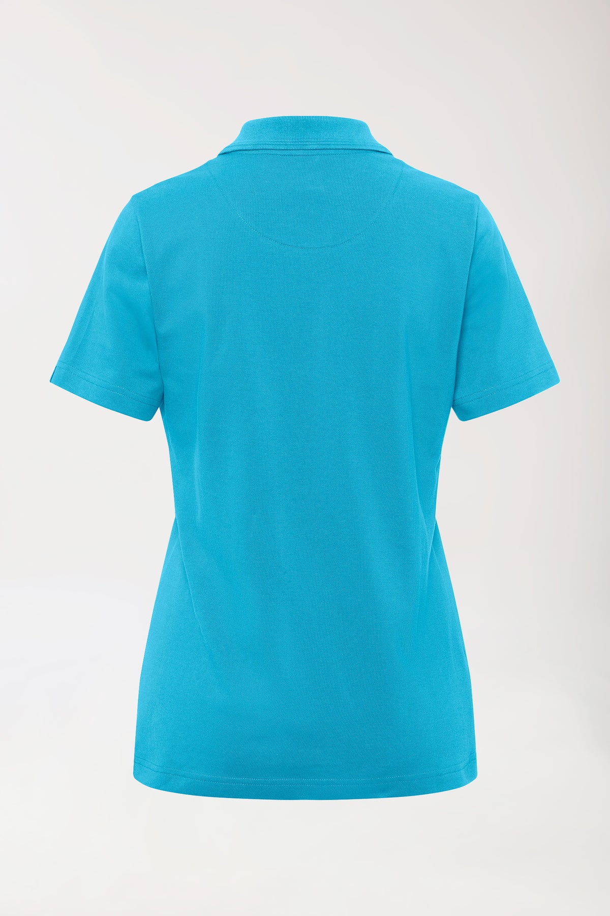 COMFY FLEX stretch shirt dames - polokraag turquoise