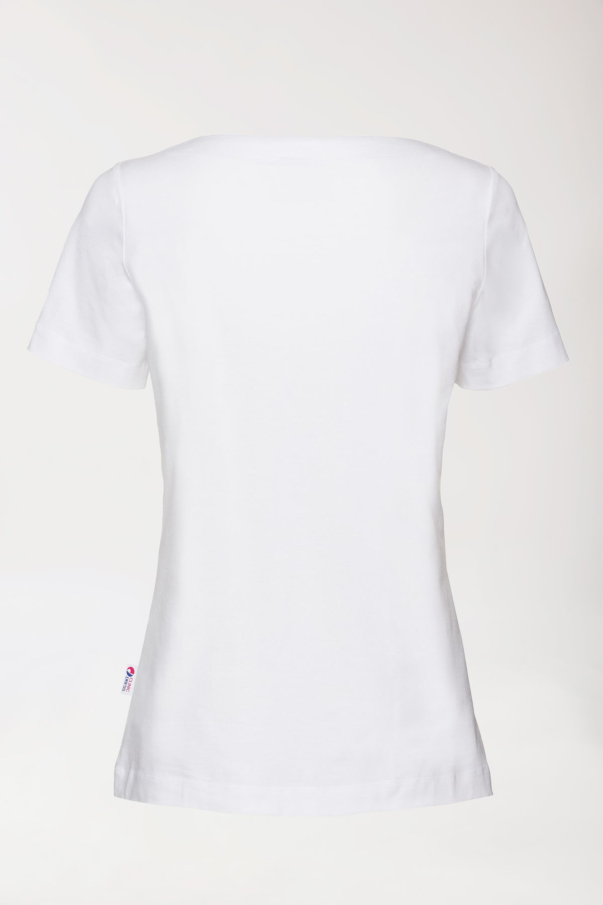 Shirt dames - 1/2 mouw wit, Achterzijde view