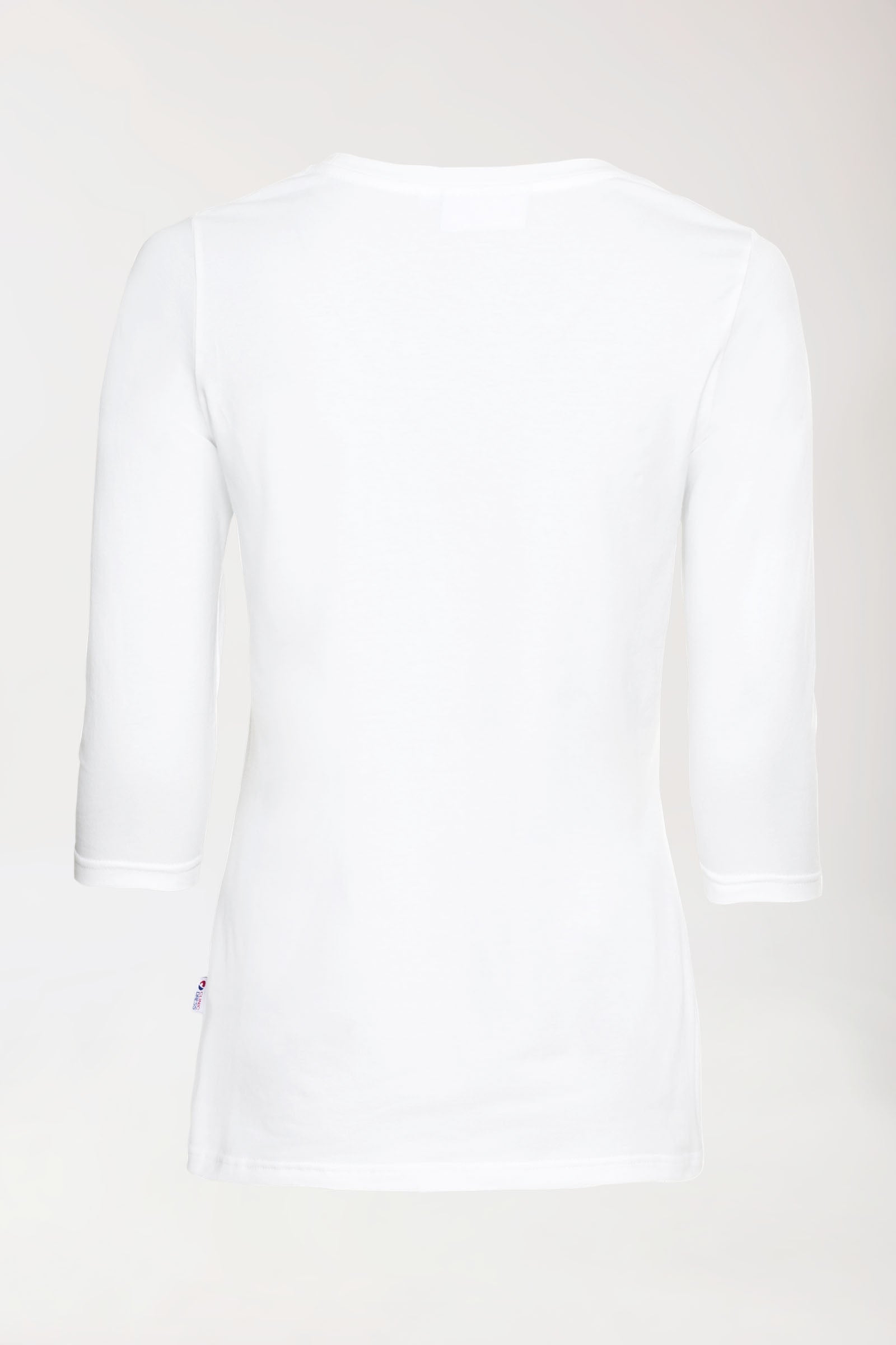 CORE shirt dames - 3/4 arm wit, Achterzijde view