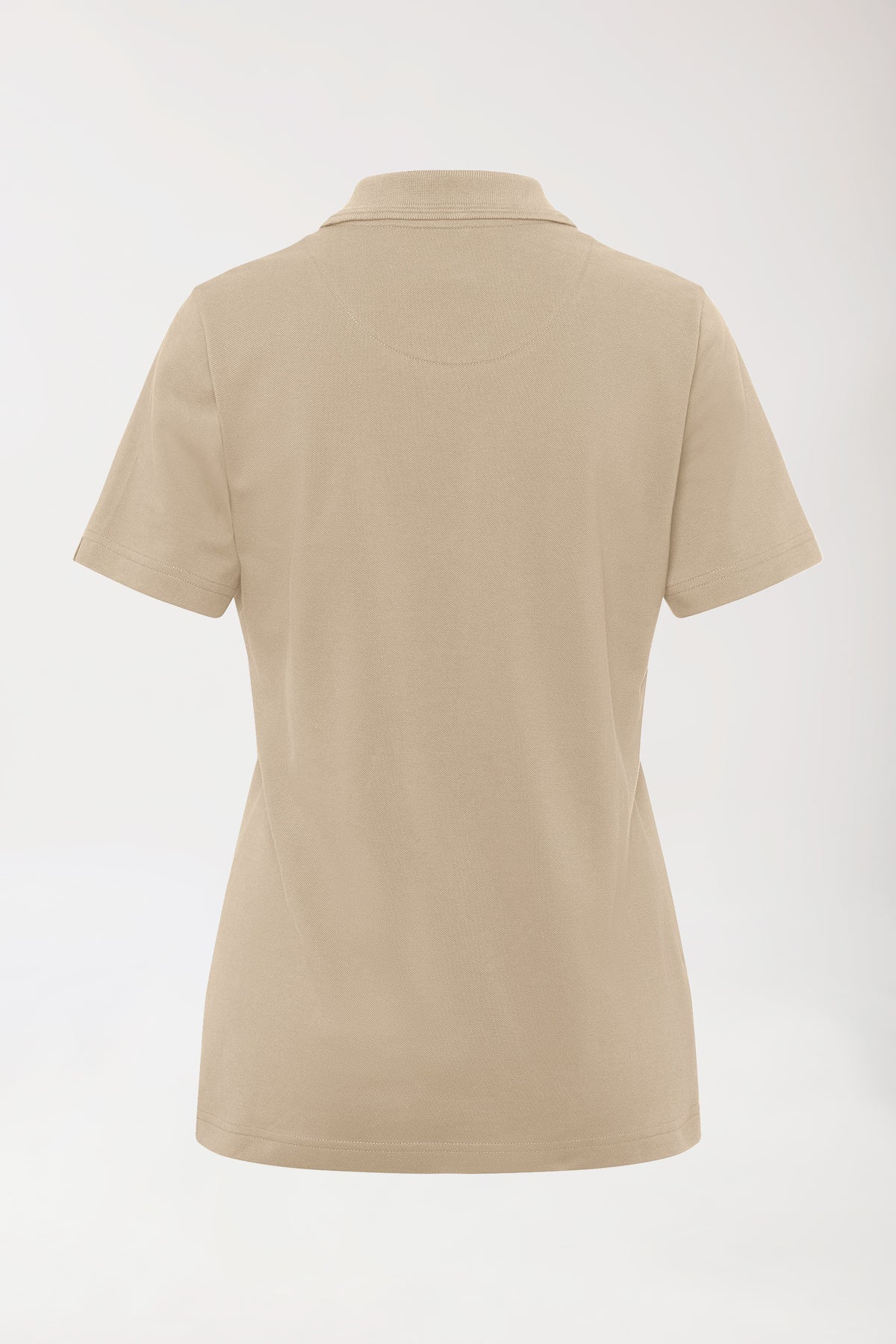 COMFY FLEX stretch shirt dames - polokraag zand