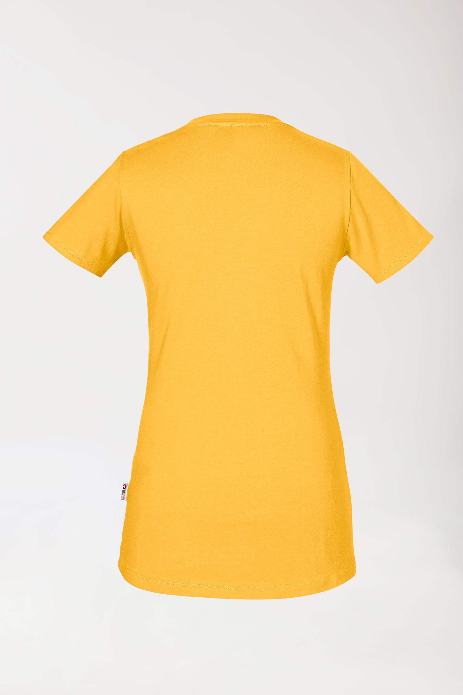 CORE shirt dames - ronde hals zonnegeel, Achterzijde view
